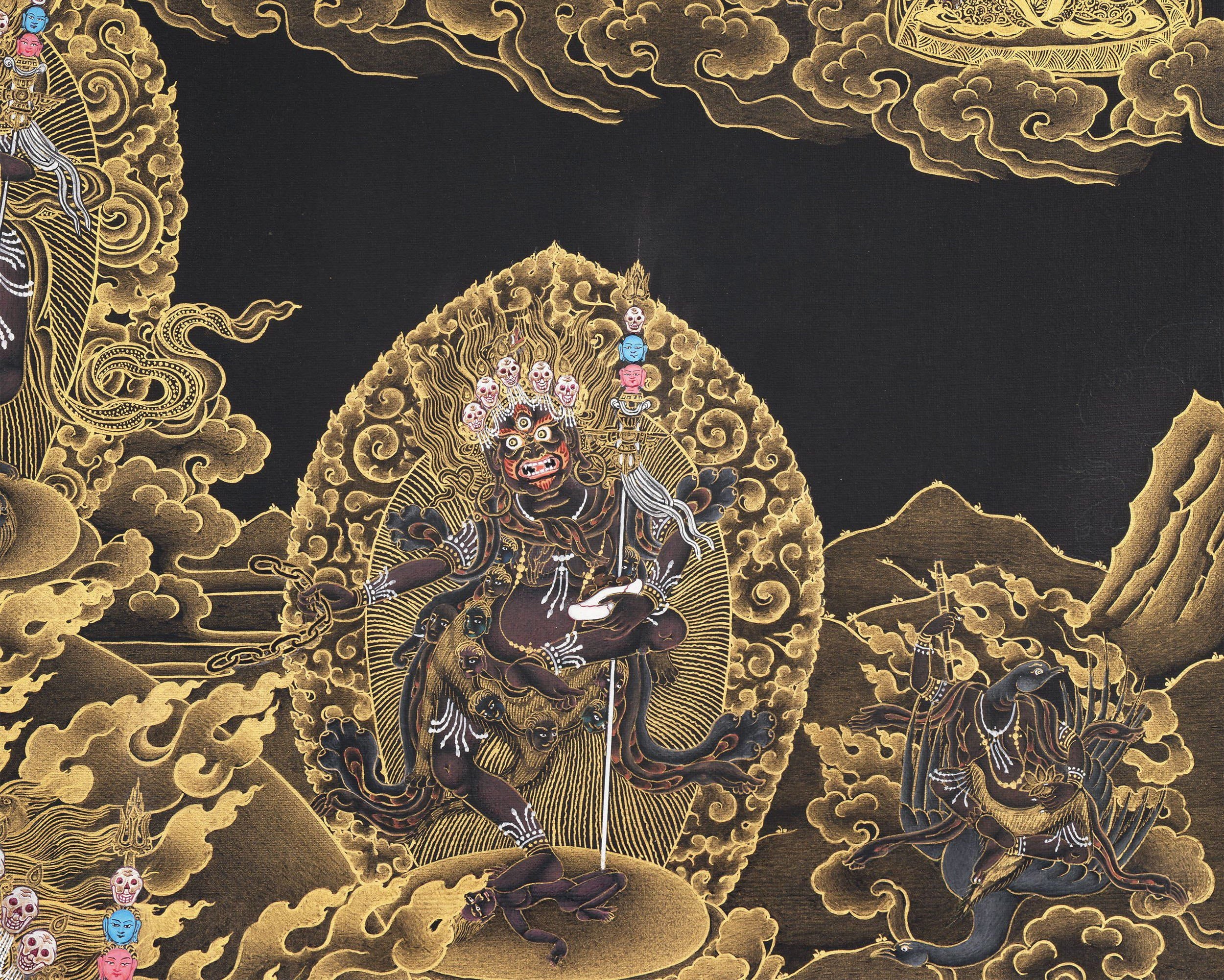 Troma Nagmo Thangka | High Quality Canvas Print | Digital Print