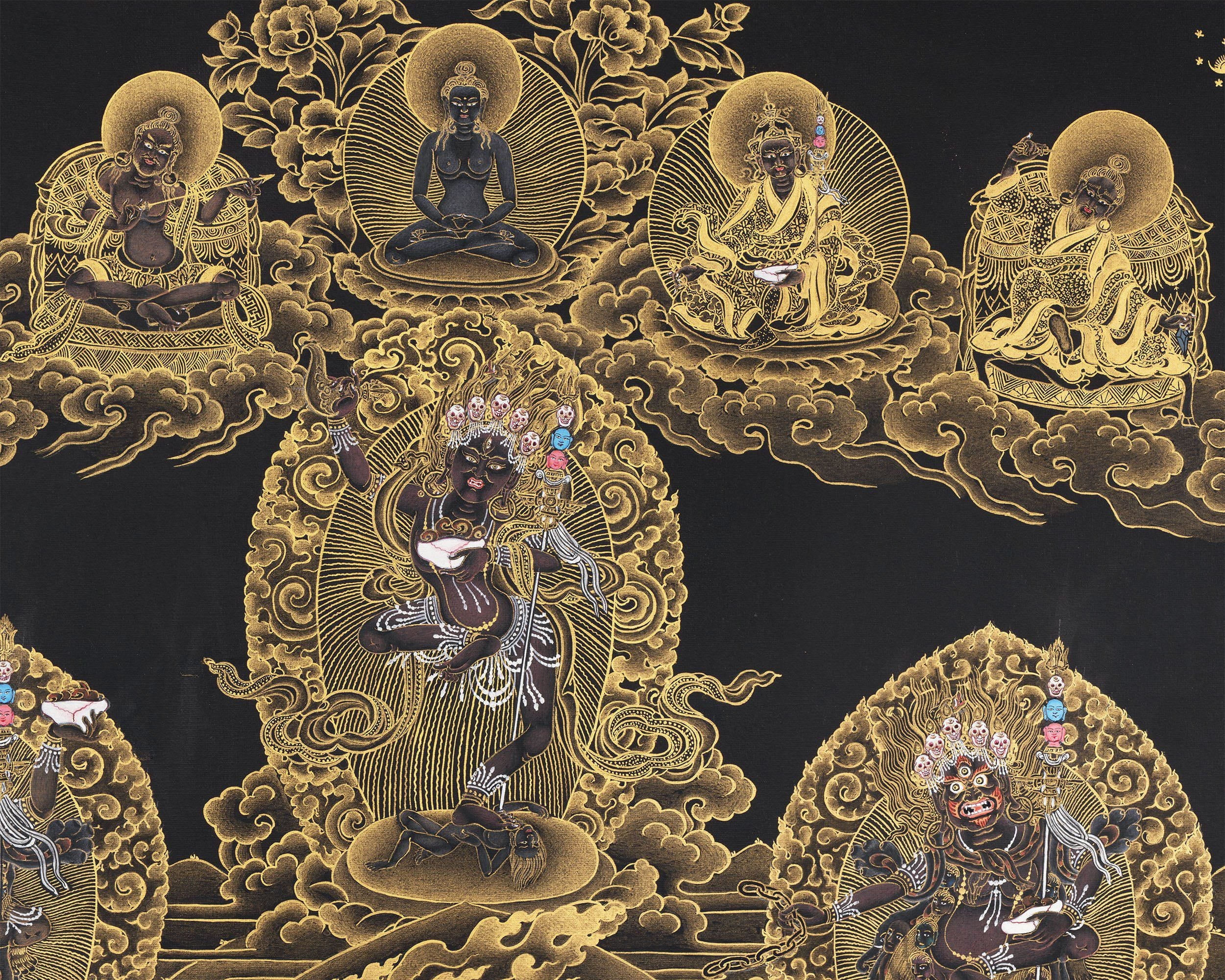 Troma Nagmo Thangka | High Quality Canvas Print | Digital Print