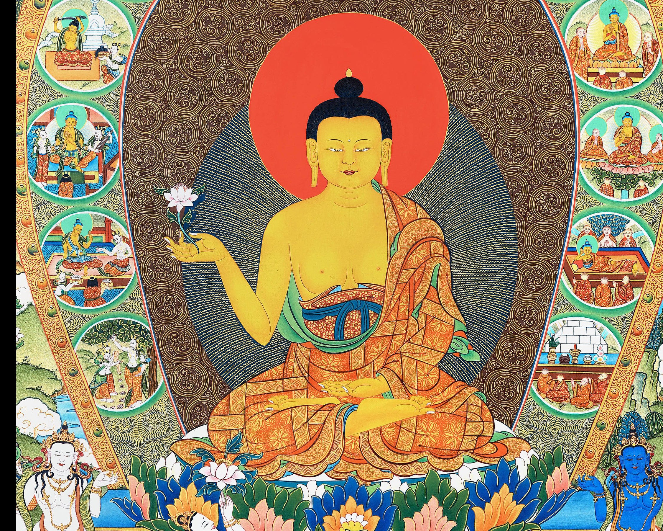 shakyamuni thangka