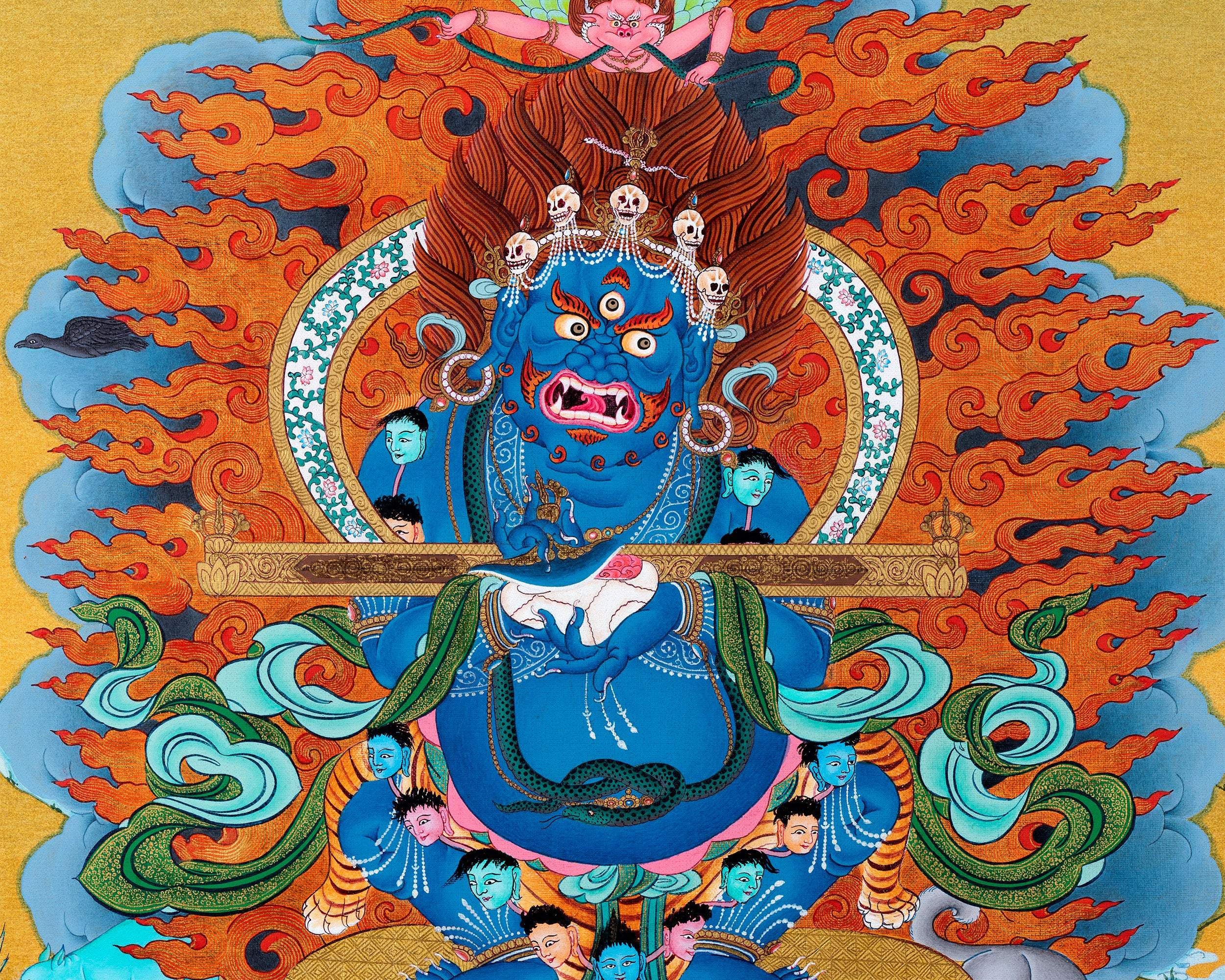 sakya mahakala thangka