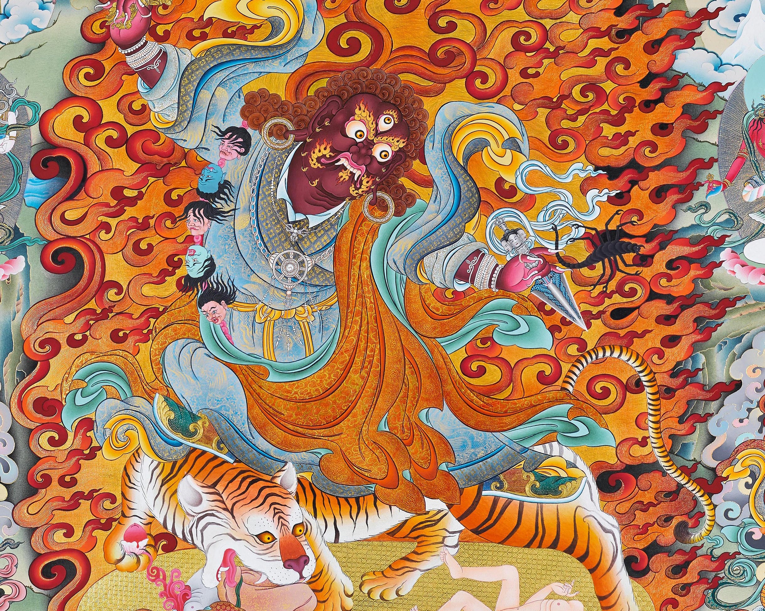 dorje drolo thangka