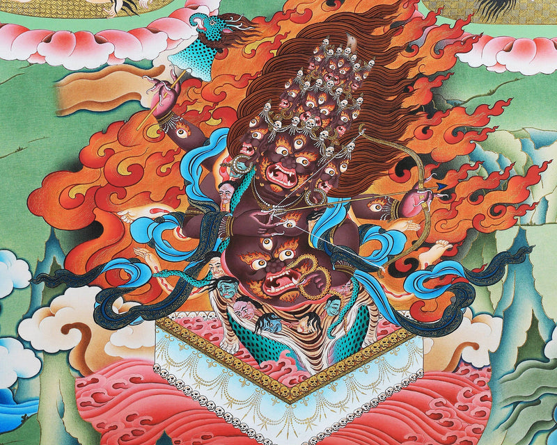 Troma Nagmo Dakini Thangka | High Quality Giclee Canvas Print | Yogini Print