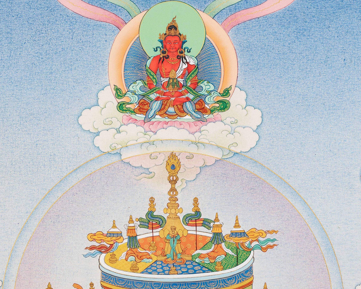 Vajrayogini Mandala Thangka Print | Dakini | High Quality Giclee Canvas Print | Digital Print