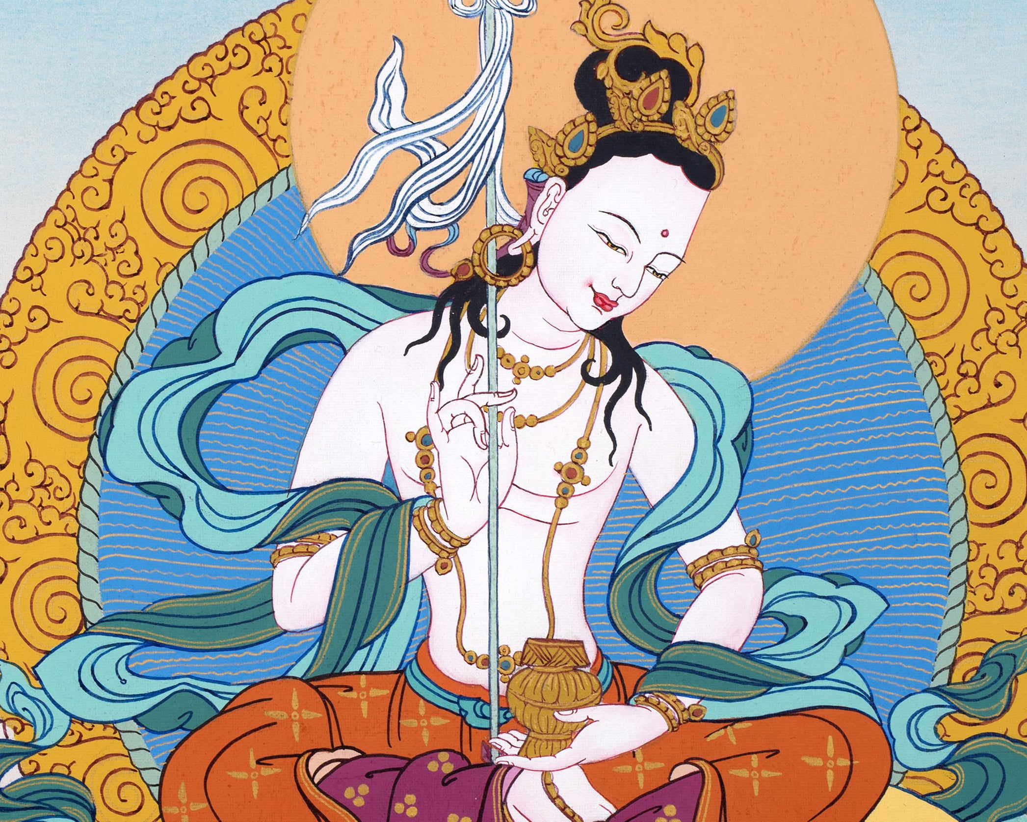 mandarava thangka