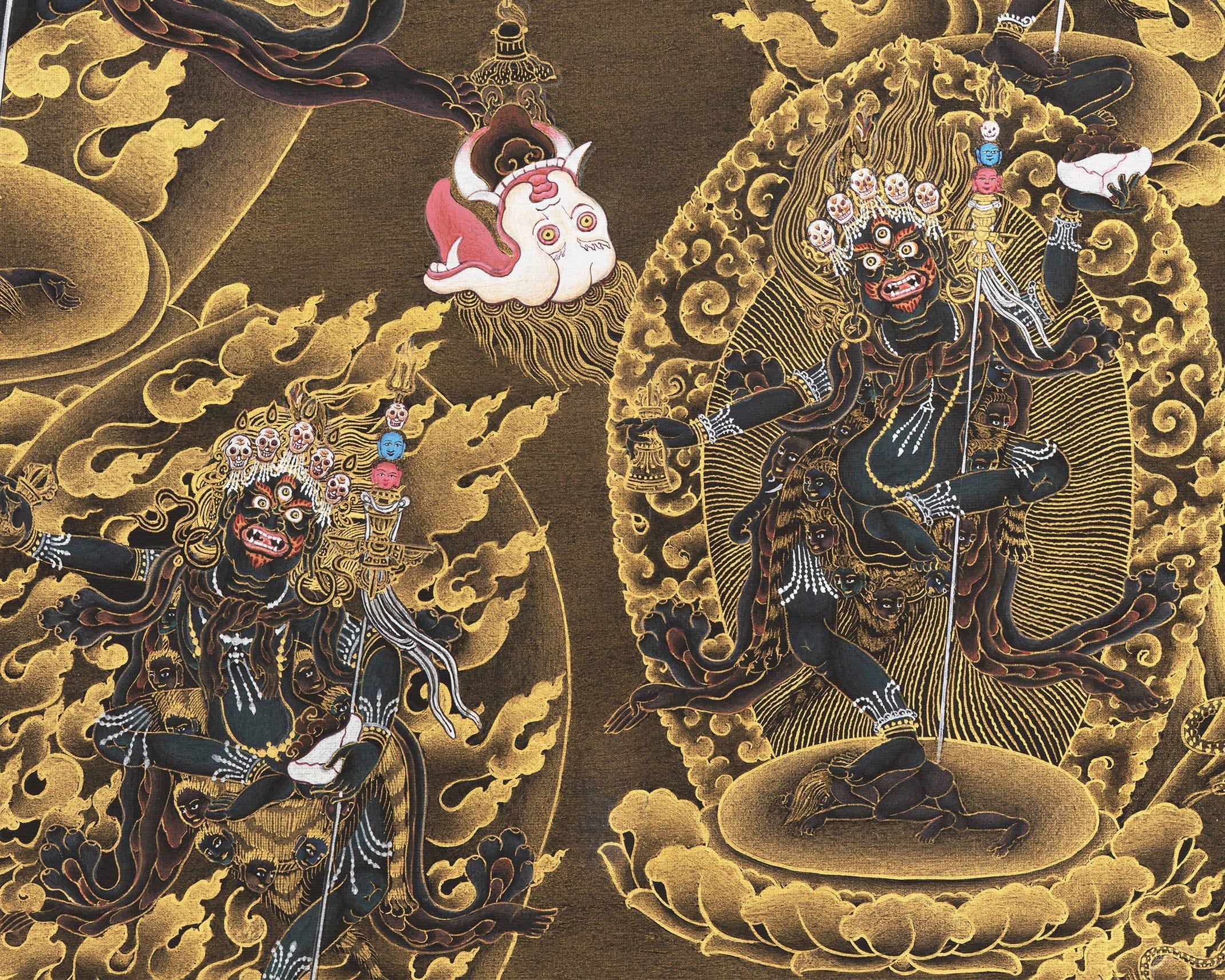 Troma Nagmo Thangka | High Quality Canvas Print | Digital Print