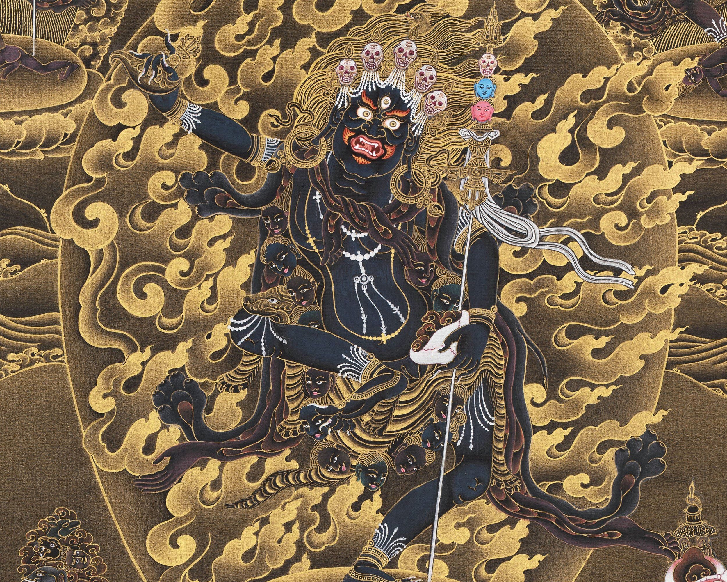 Troma Nagmo Thangka | High Quality Canvas Print | Digital Print
