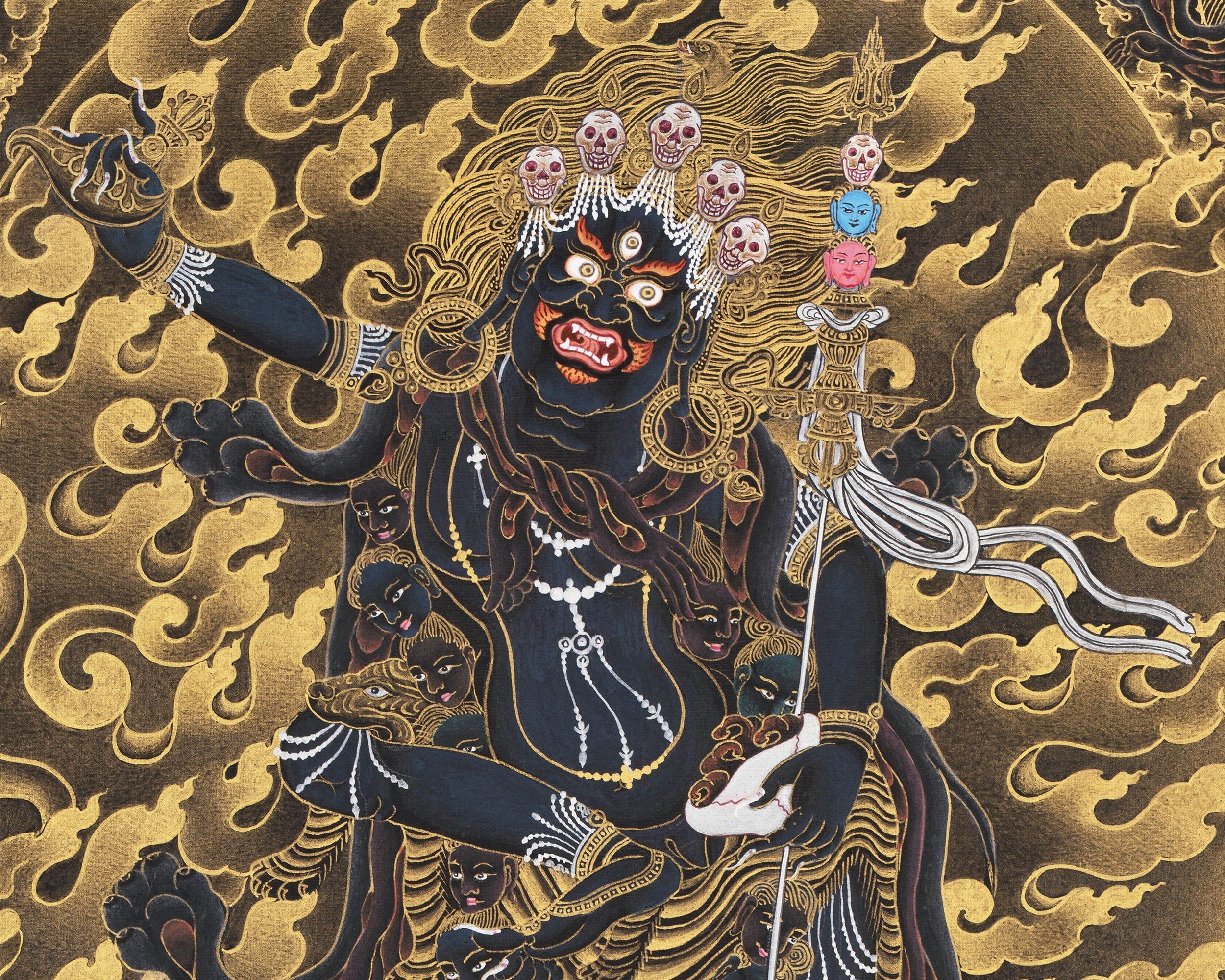 Troma Nagmo Thangka | High Quality Canvas Print | Digital Print