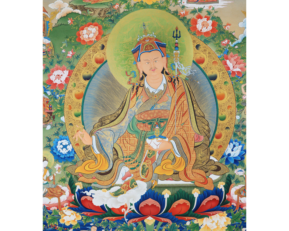 guru rinpoche thangka