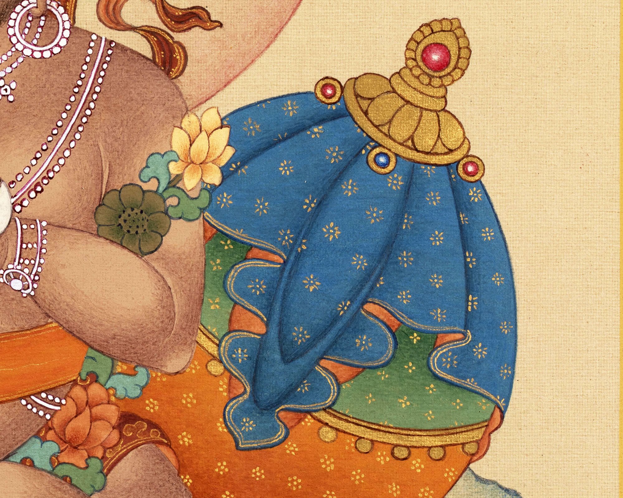Virupa Thangka, High Quality Giclee Canvas Print, Digital Print