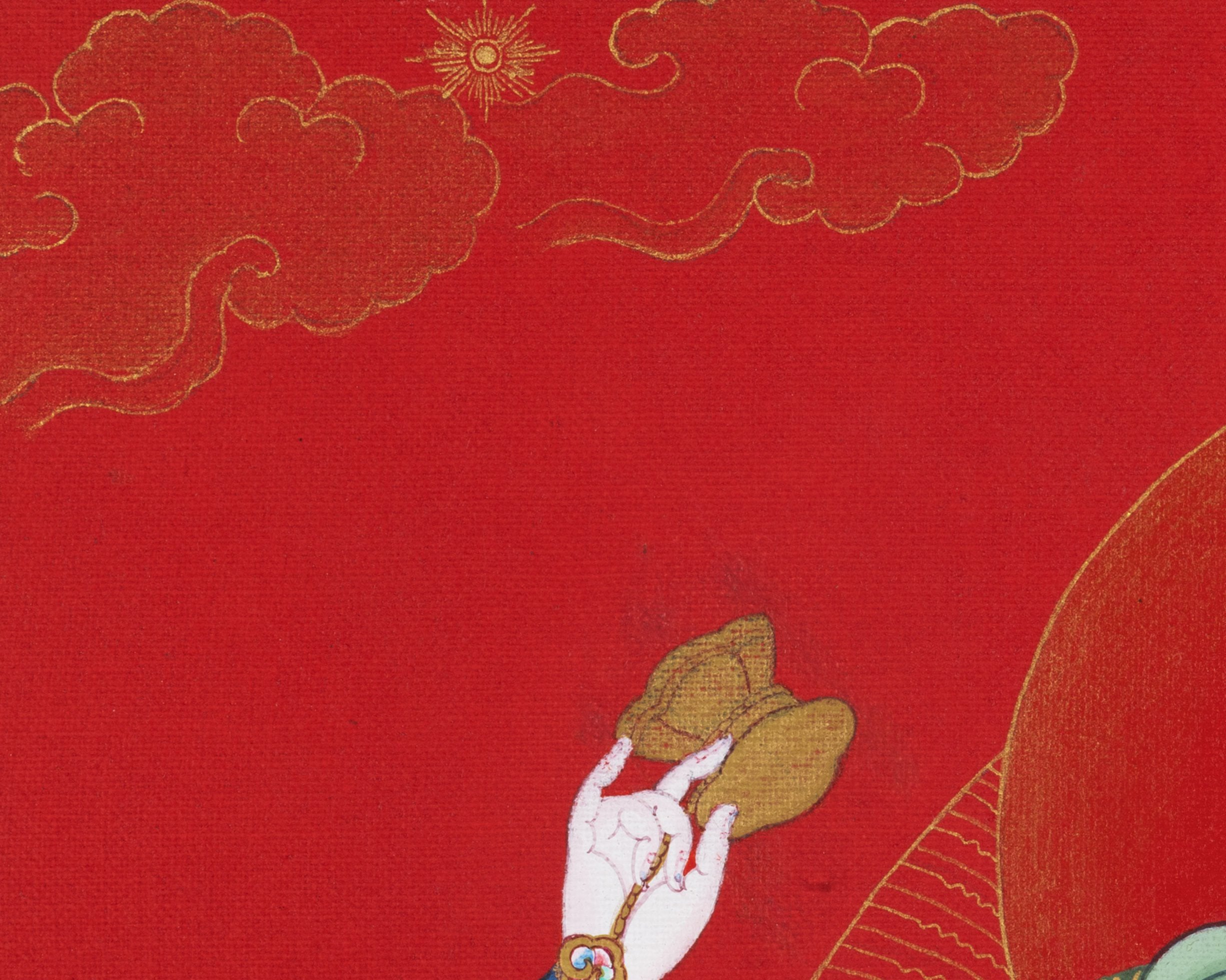 Machig Labdron Thangka | Tibetan Thangka Painting | Buddhist Art