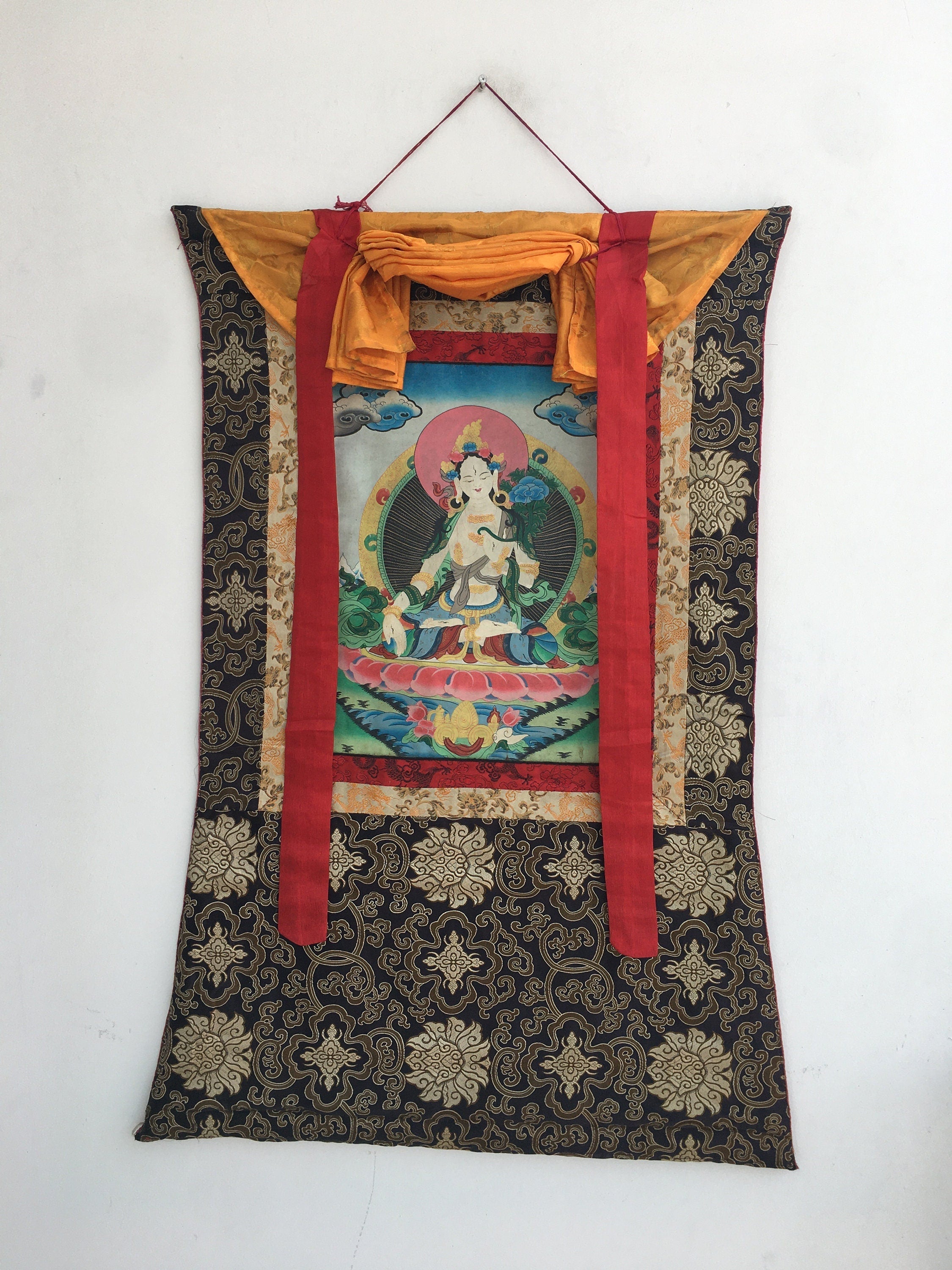 Spiritual White Tara | Wall Hanging Painting And Decoration