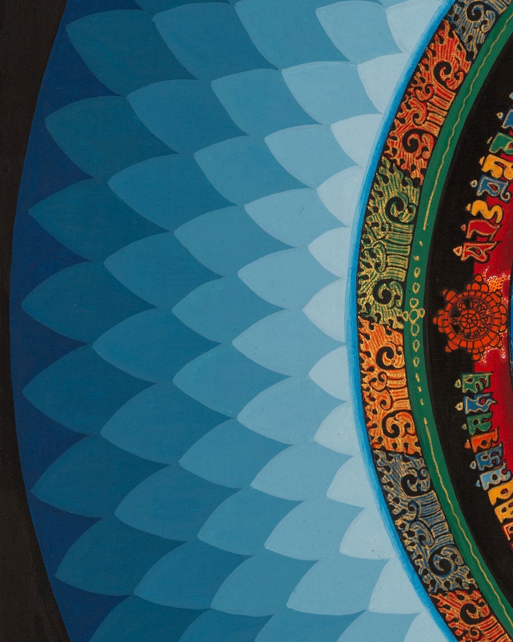 Kalachakra Mandala Thangka | Tibetan Thangka Art for Meditation
