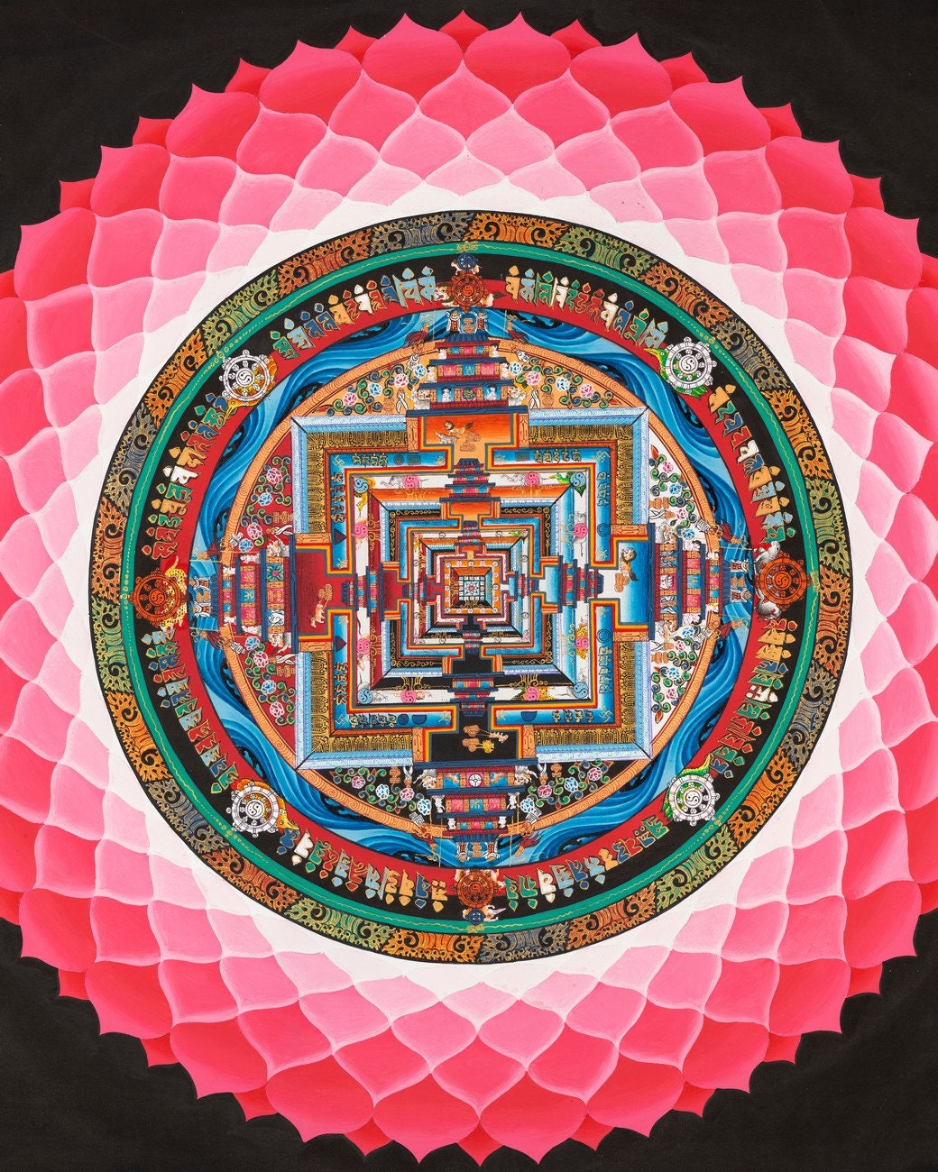 Kalachakra Mandala Thangka | Wall Decoration Painting