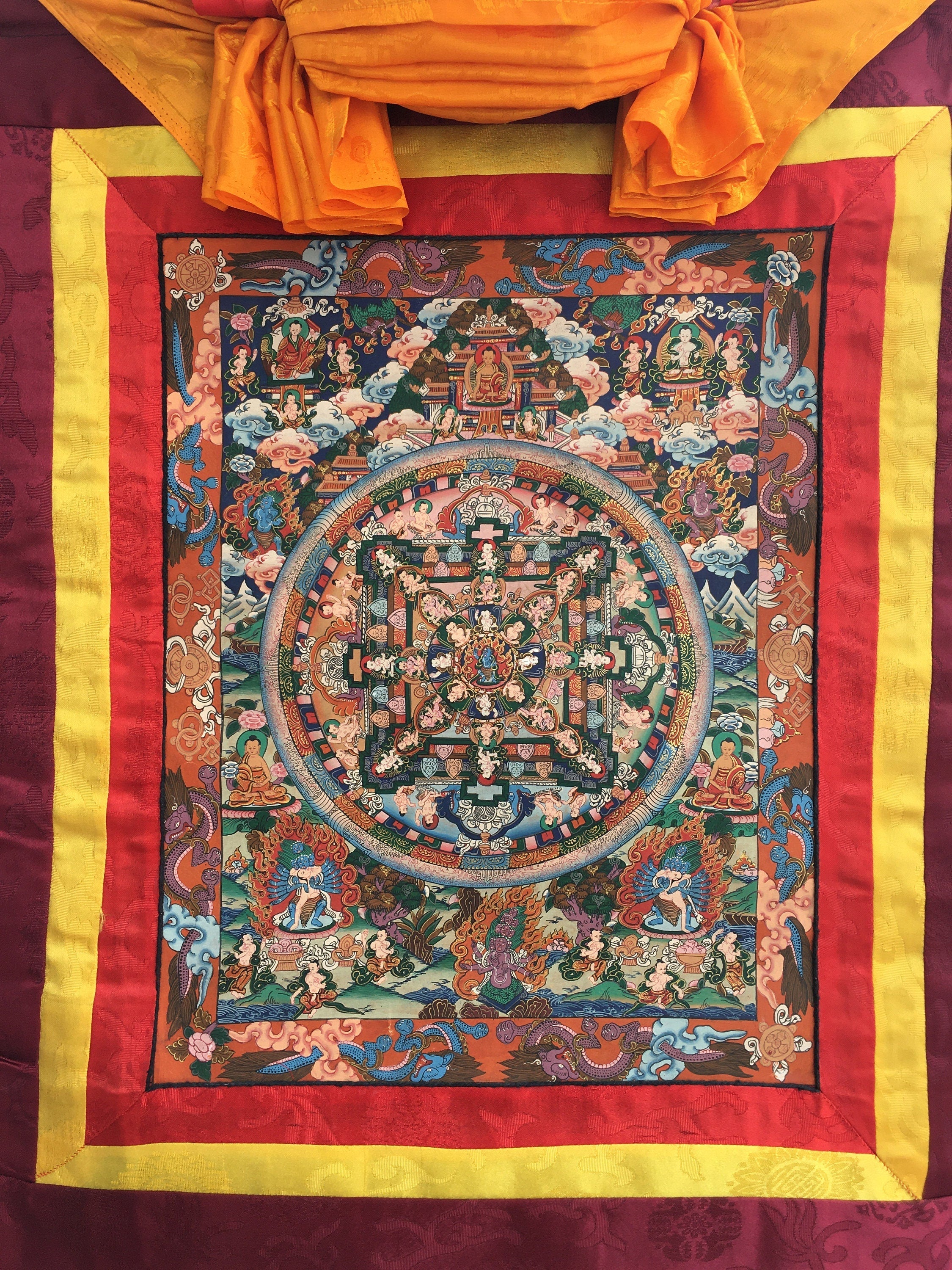 Mahakala Mandala Thangka | Religious Artifacts