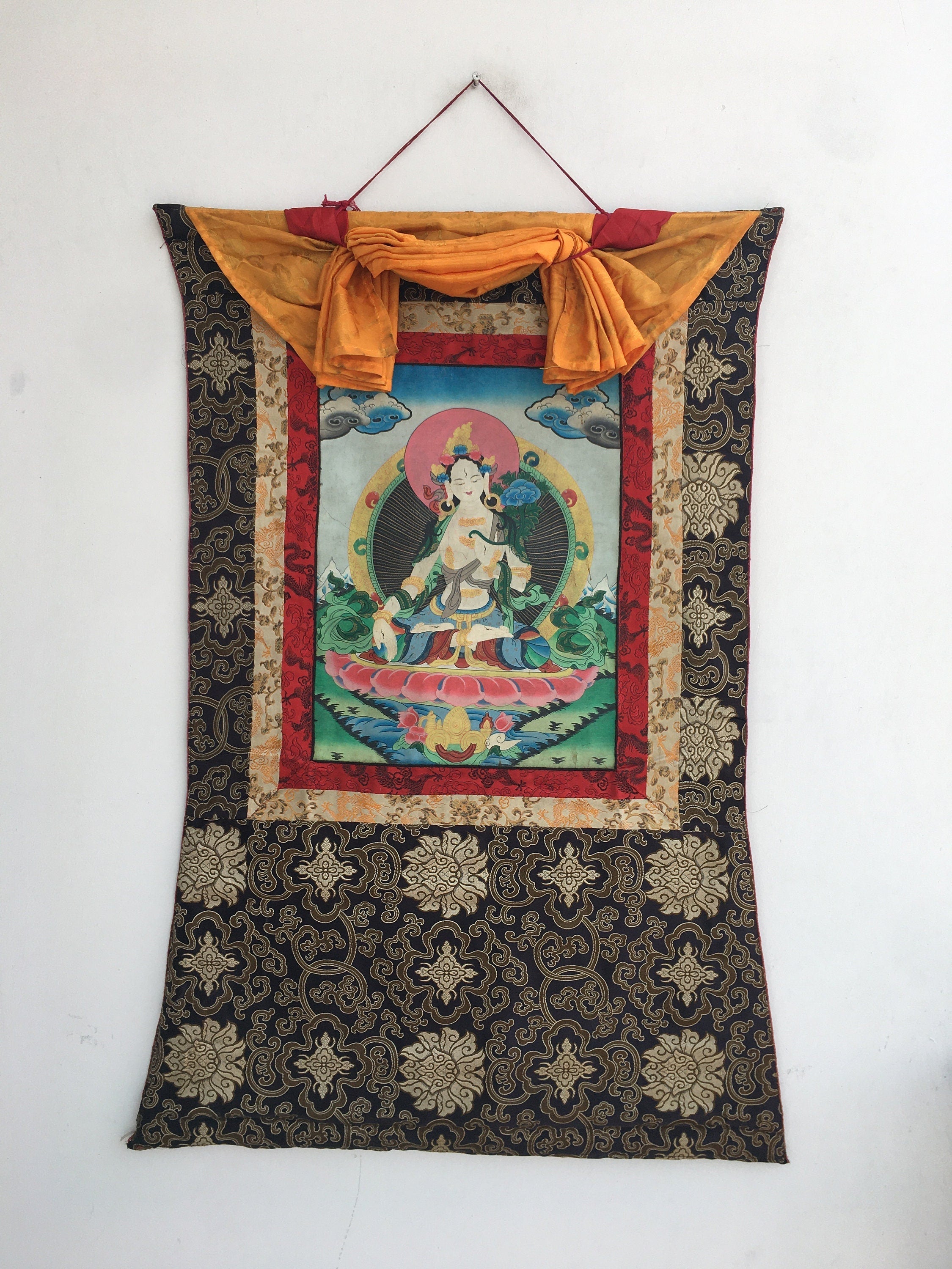 Spiritual White Tara | Wall Hanging Painting And Decoration
