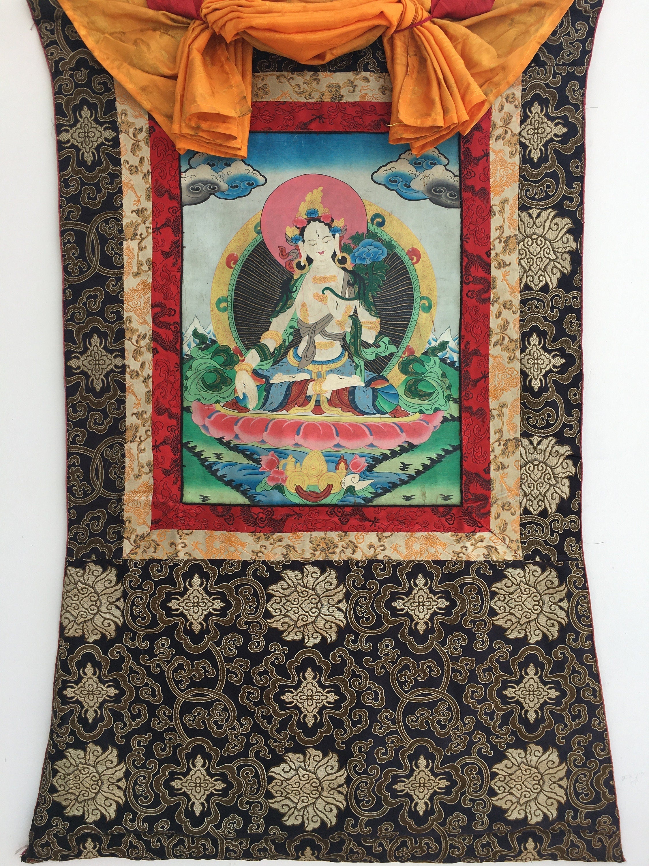 Spiritual White Tara | Wall Hanging Painting And Decoration