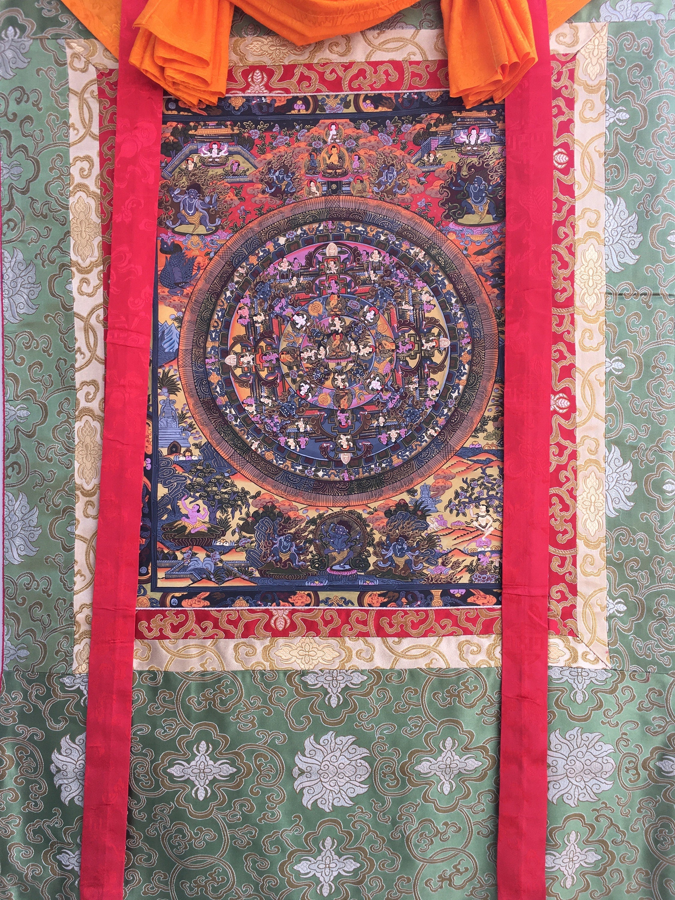 Buddha Mandala Thangka Painting Wall Hanging | Himalayan Art
