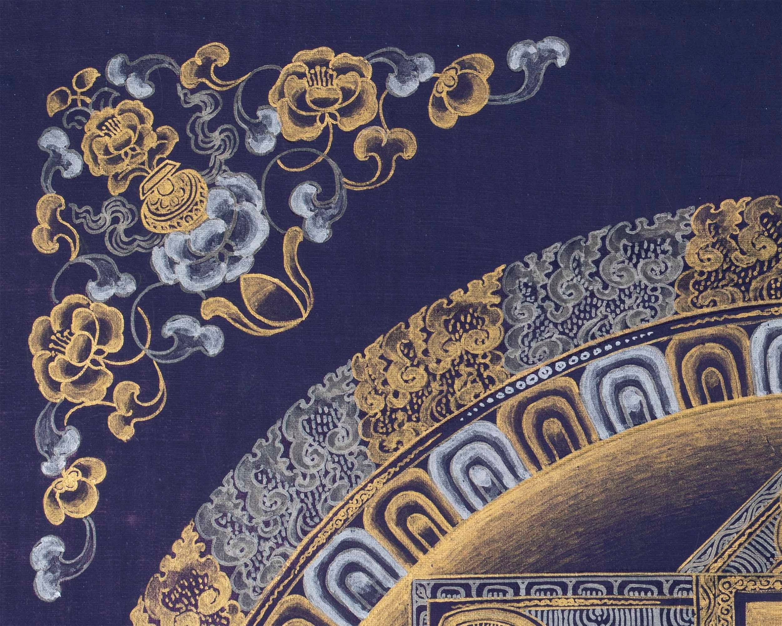 Medicine Buddha Mandala Thangka | Original Buddhist Art