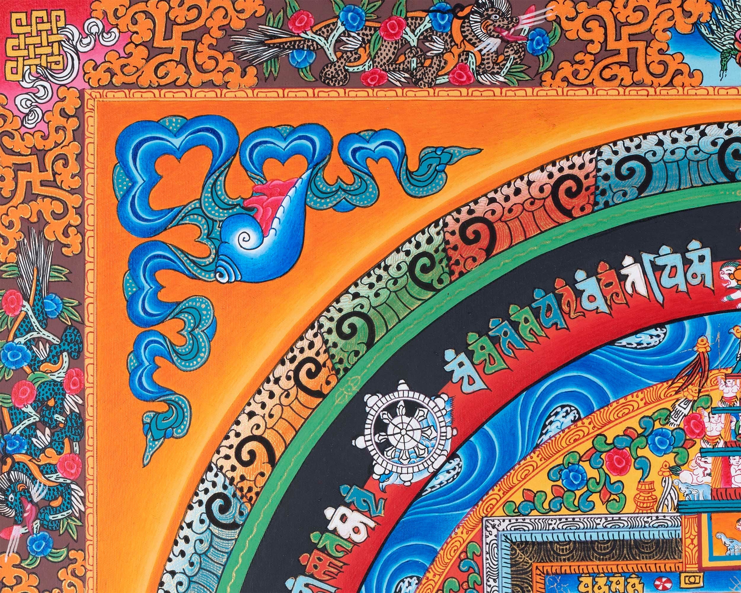 Quality Kalachakra Mandala | Wall Decor