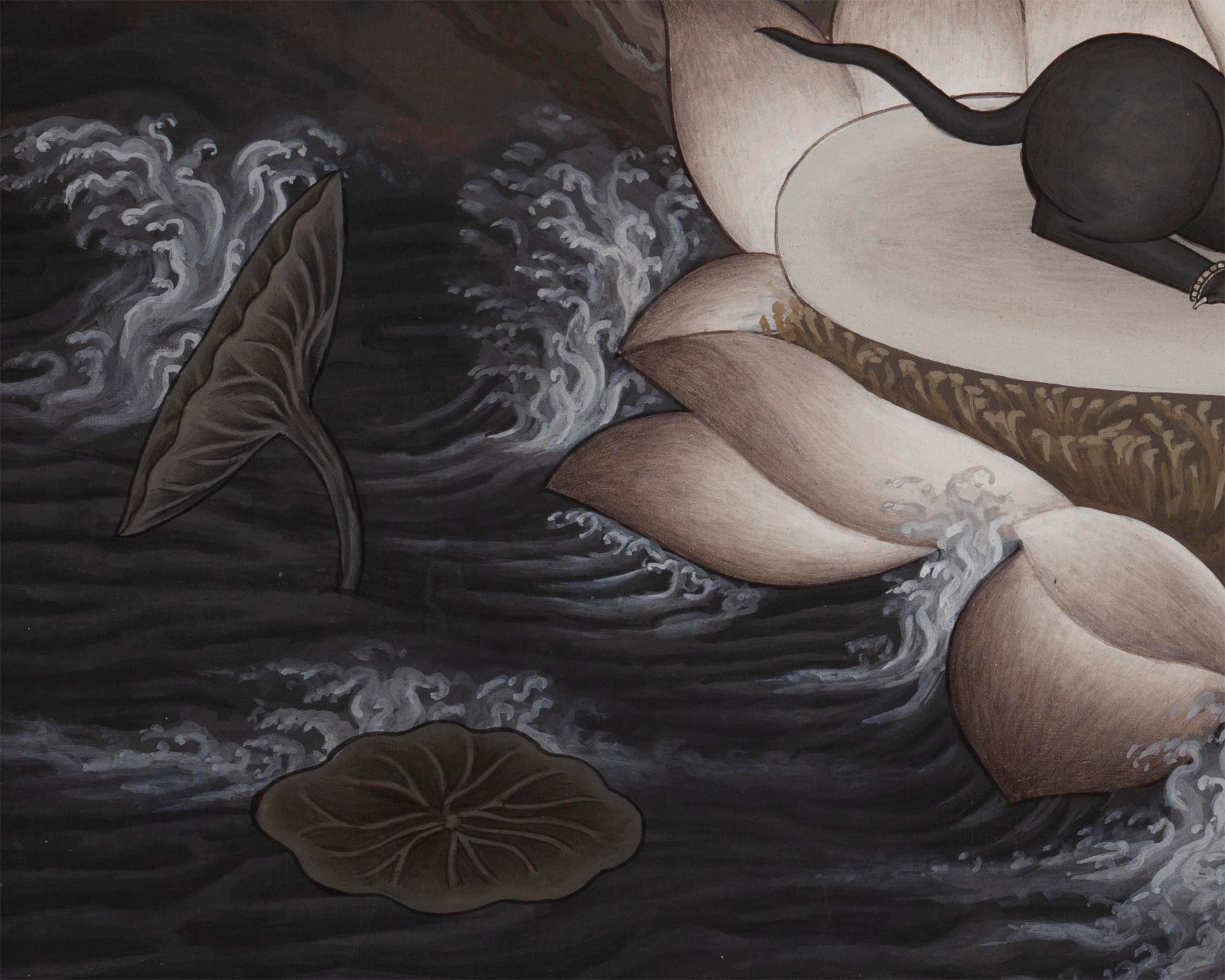 Ganesha Thangka | Hindu Deity Art | Wall Hanging Decorations