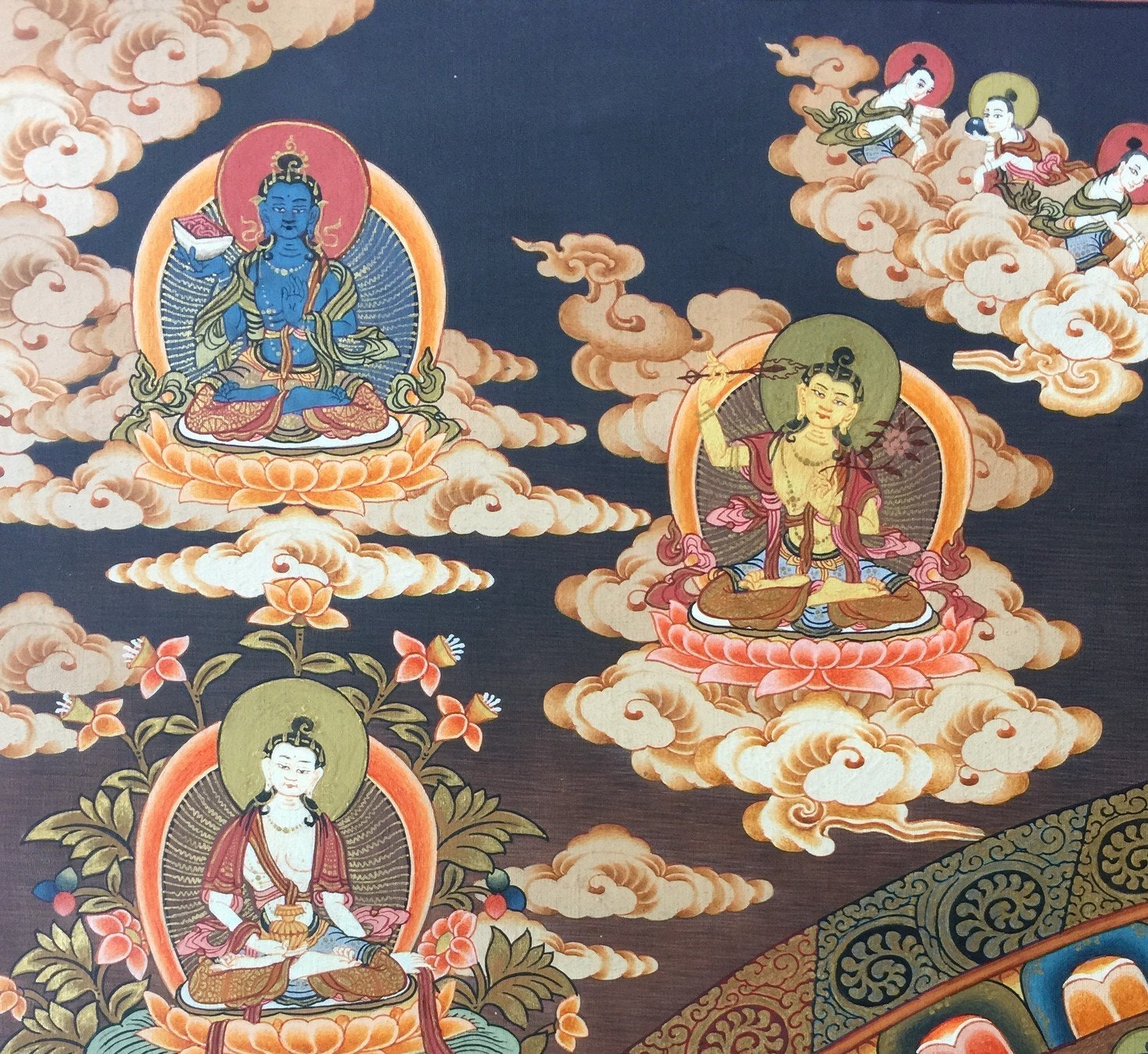 Lokeshvara Mandala Thangka | Mandala Thangka Wall Art