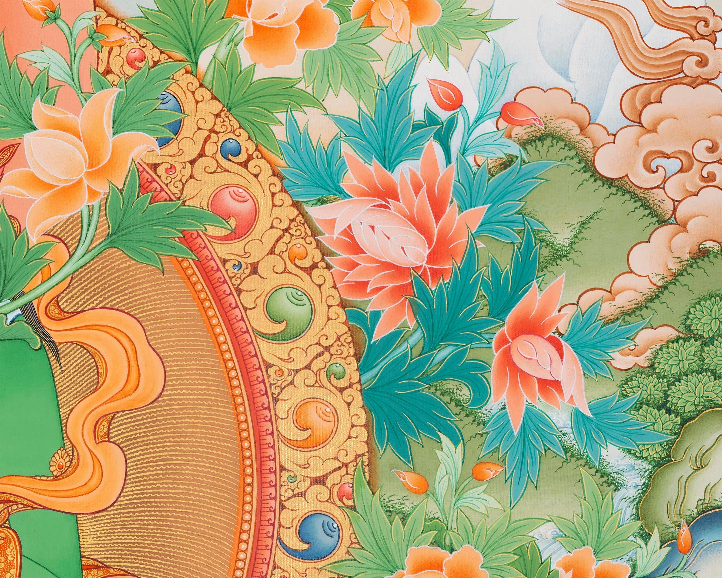 Samaya Tara Thangka | Original Hand Painted Tibetan Art | Ritual Objects