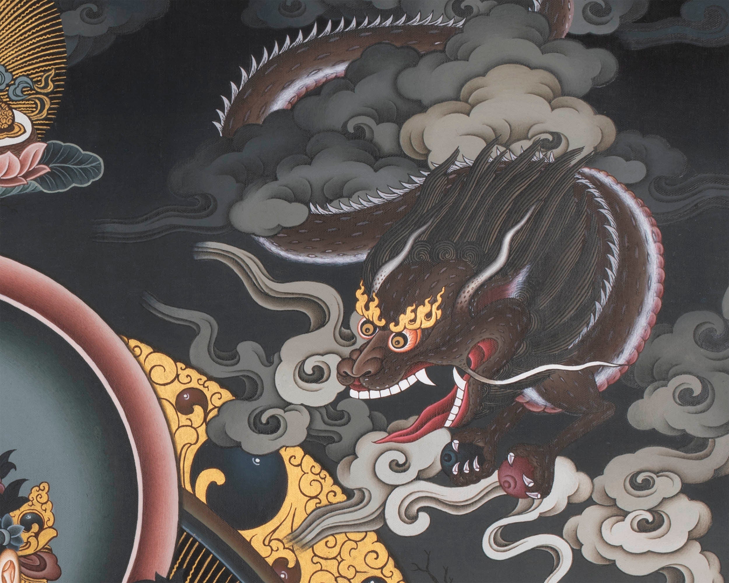 White Tara Thangka | Tibetan Dolkar Bodhisattva Of Long Life