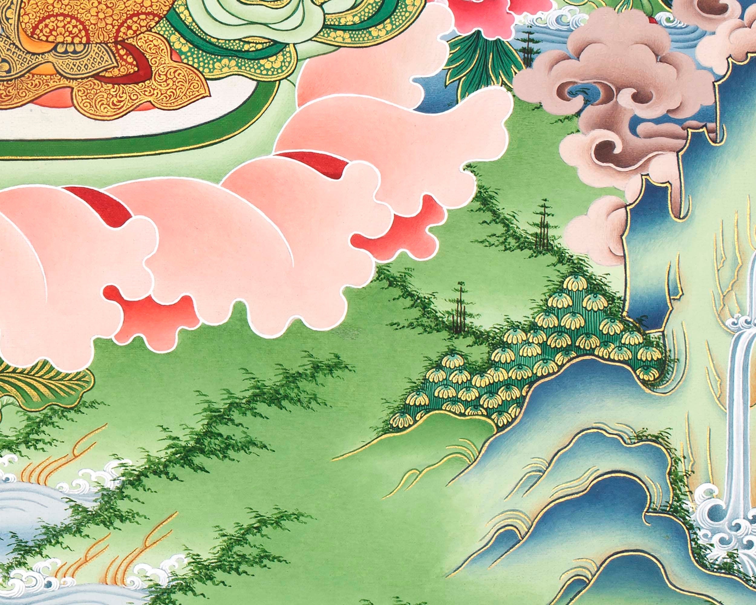 Arya Boddhisattva Manjushri Thangka | Wrathful Deity