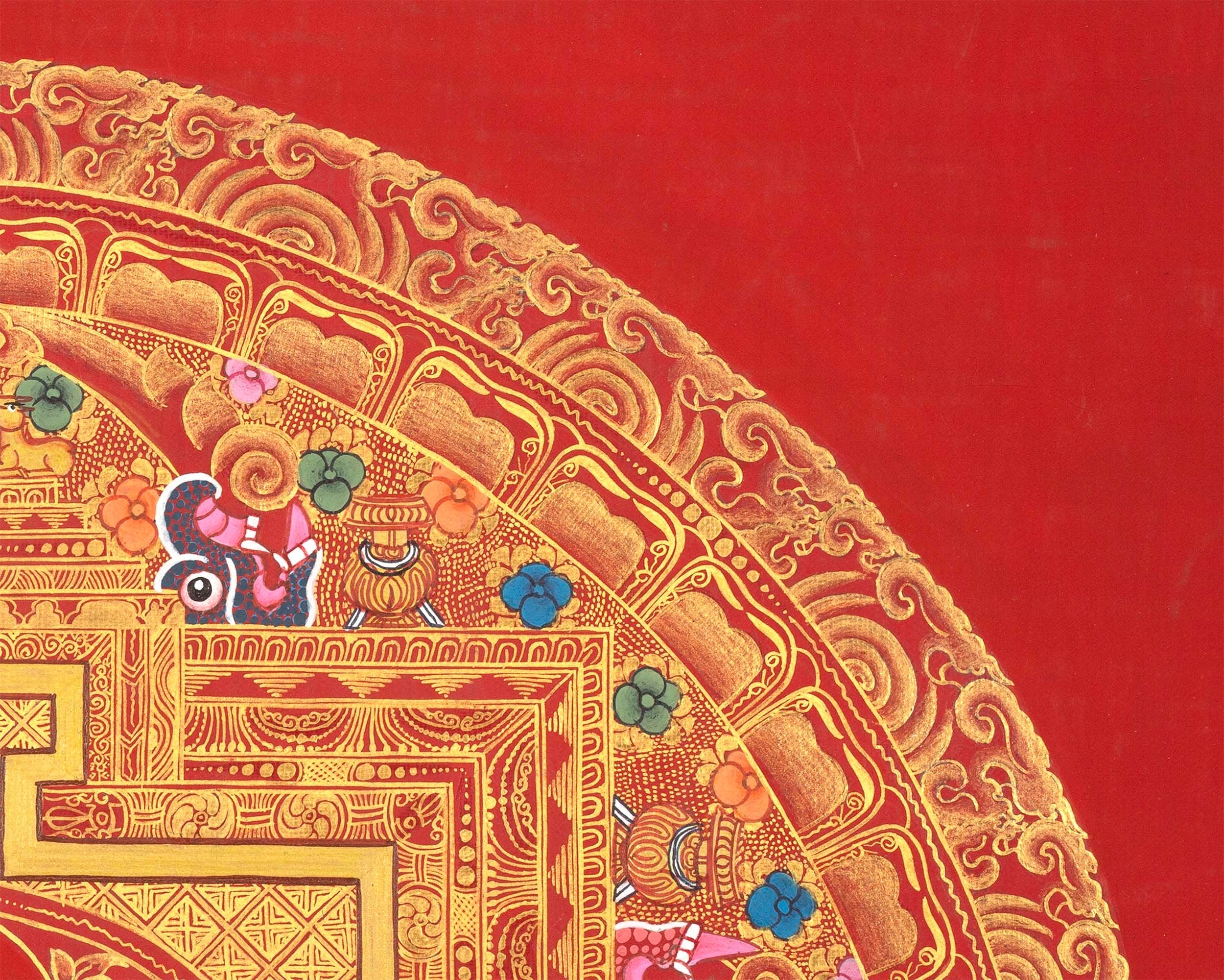 Medicine Buddha Mandala | Buddhist Painting