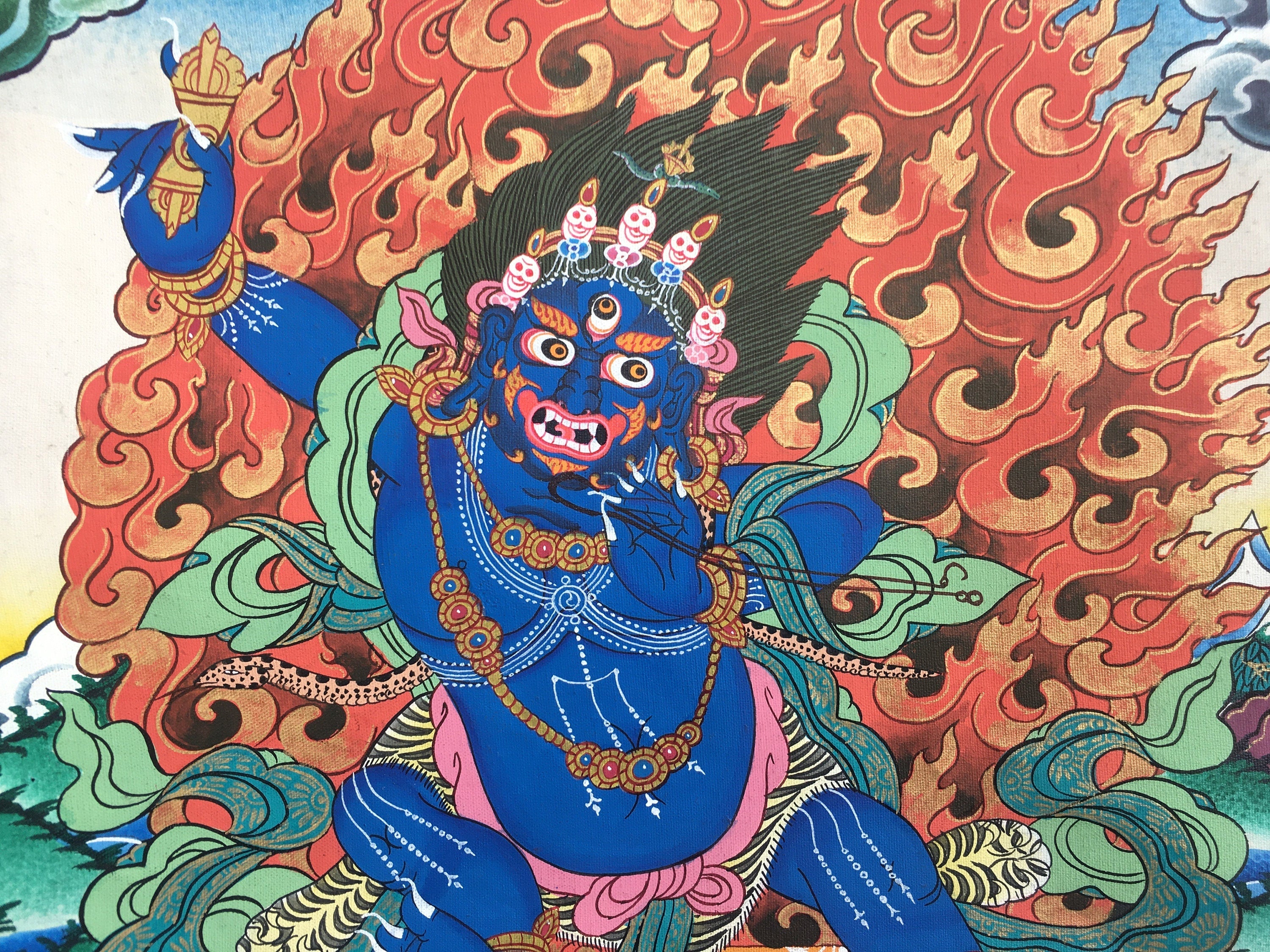 Bodhisattva Vajrapani Thangka | Wall Decor