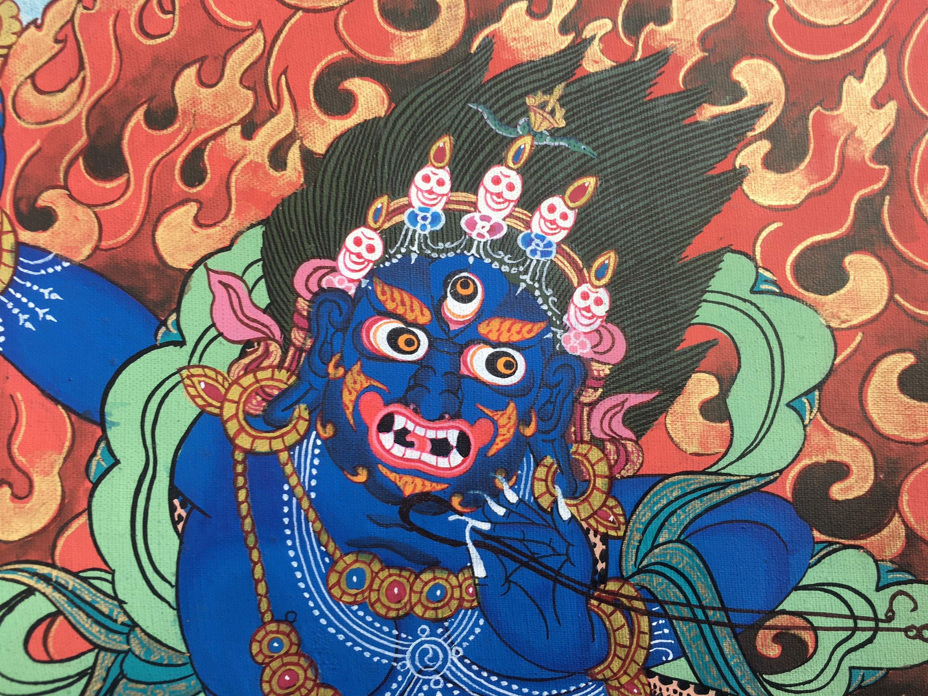 Bodhisattva Vajrapani Thangka | Wall Decor