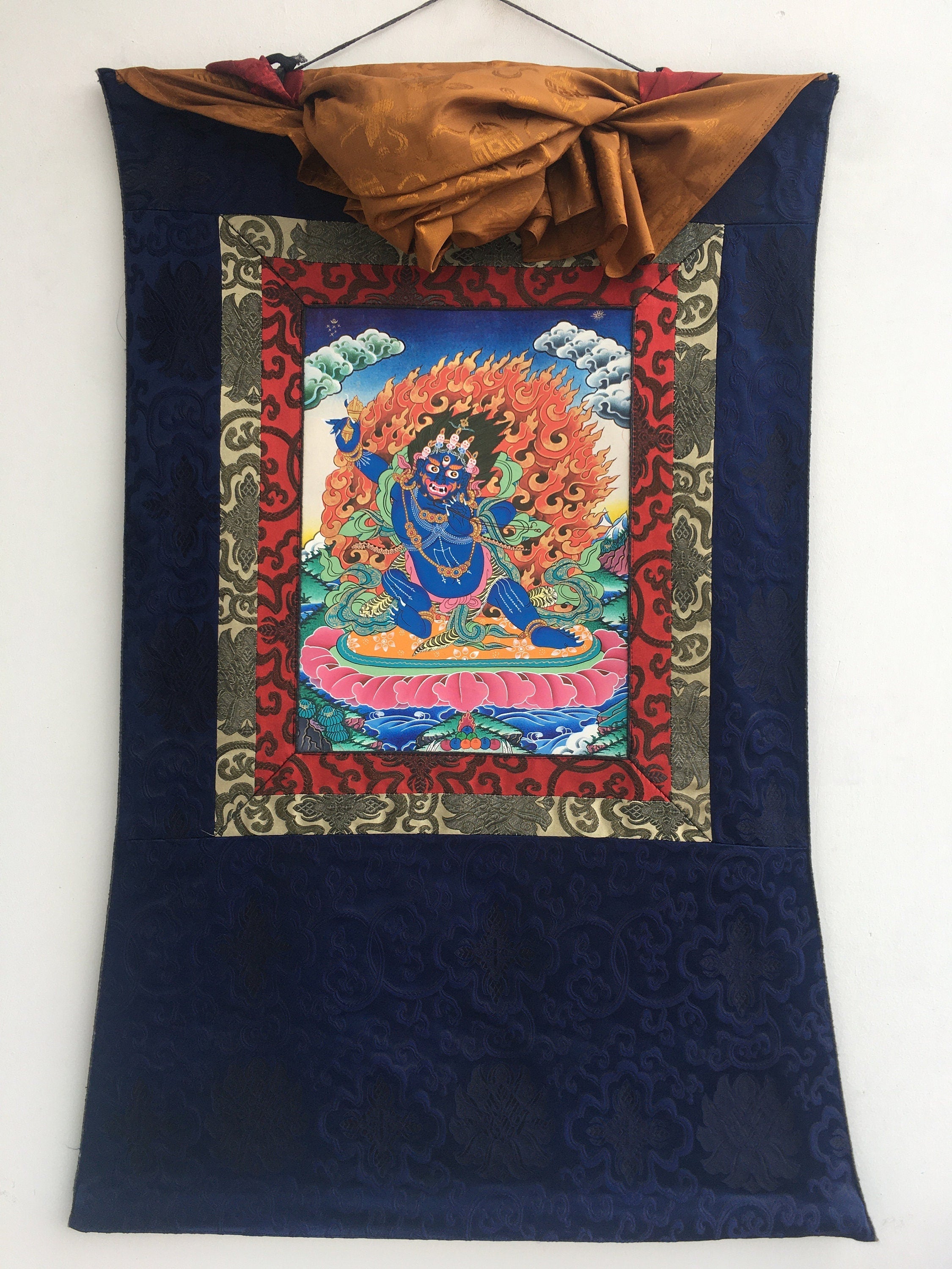 Bodhisattva Vajrapani Thangka | Wall Decor