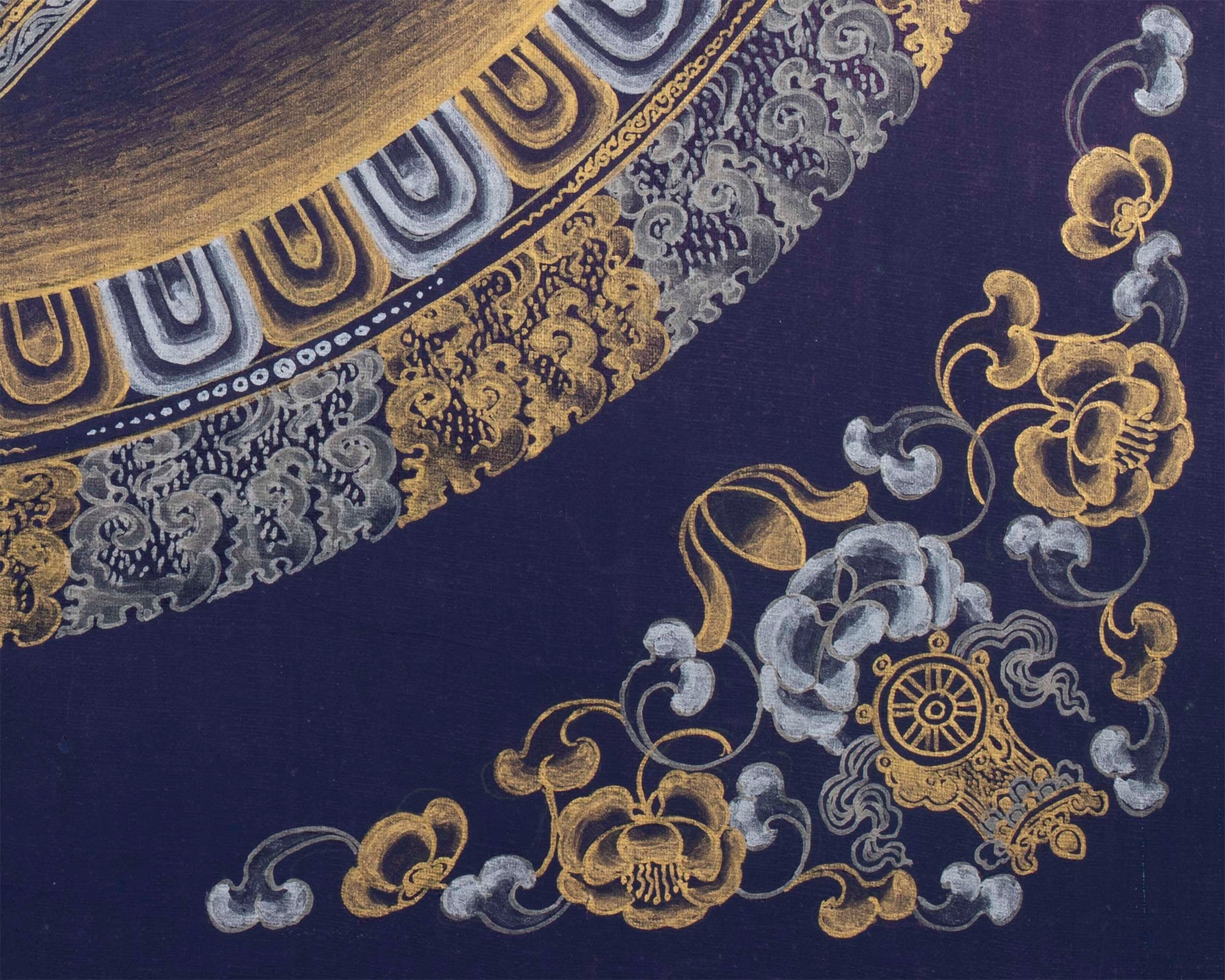 Medicine Buddha Mandala Thangka | Original Buddhist Art