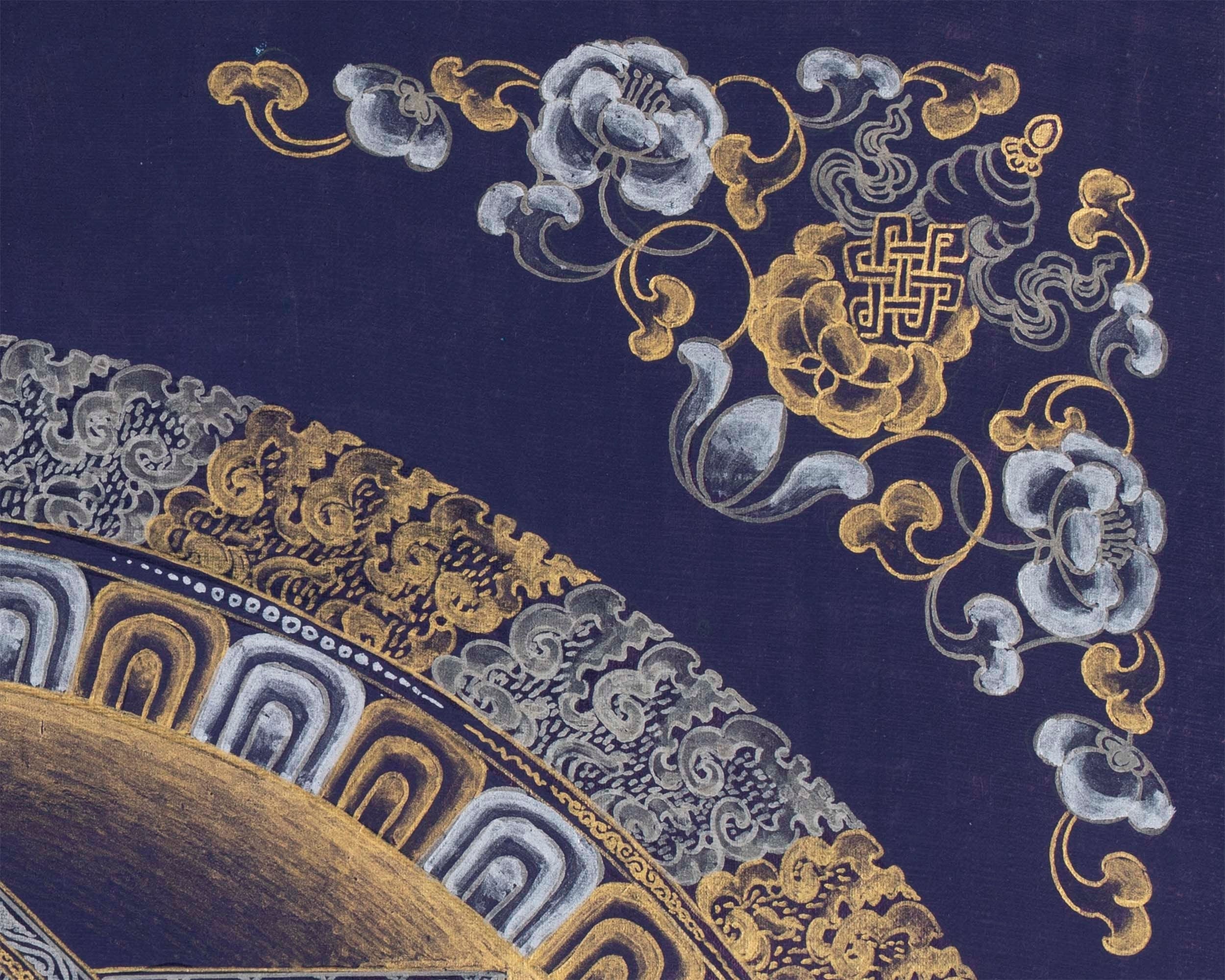 Medicine Buddha Mandala Thangka | Original Buddhist Art