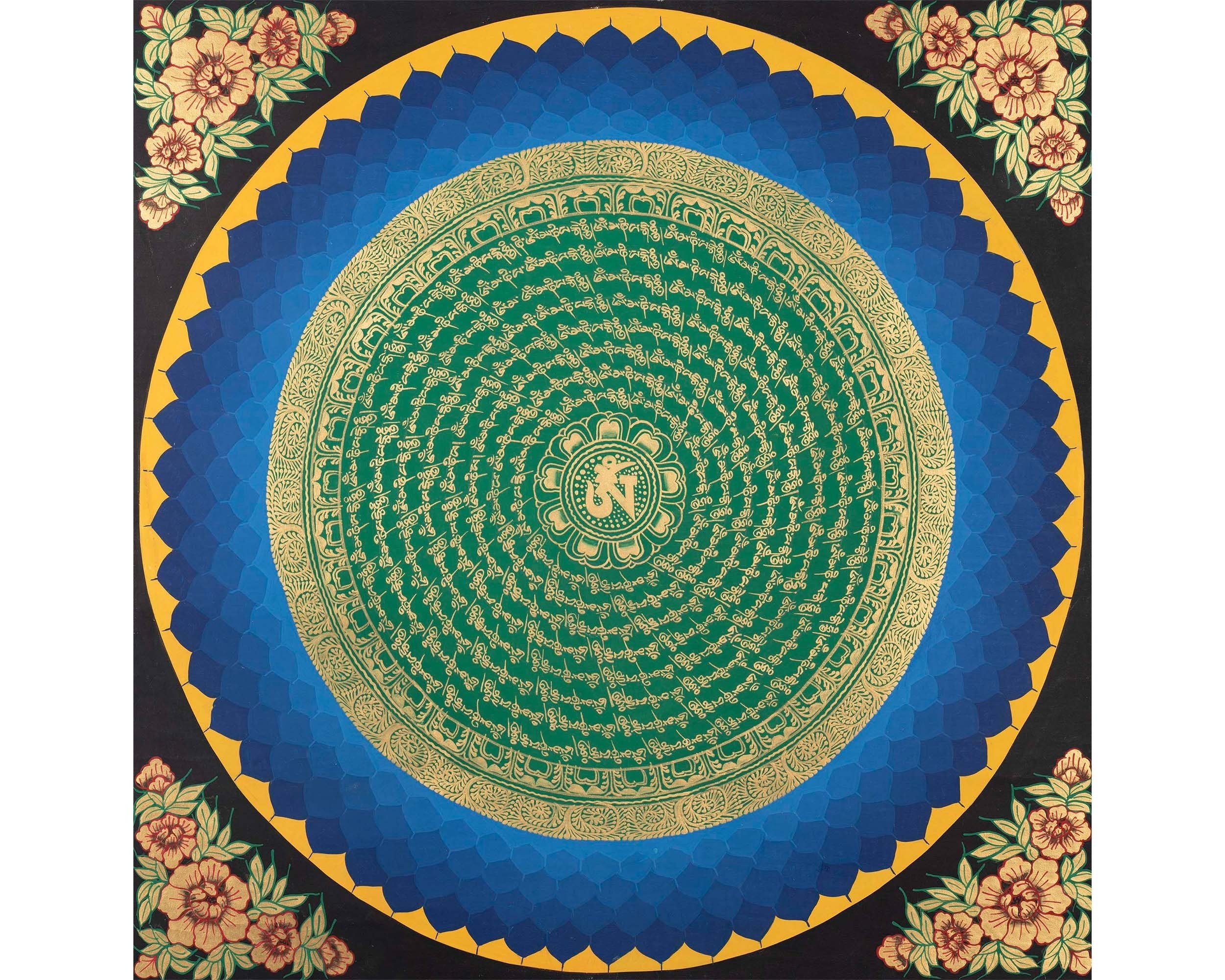 Om Mantra Mandala | Buddhist Wall Hanging