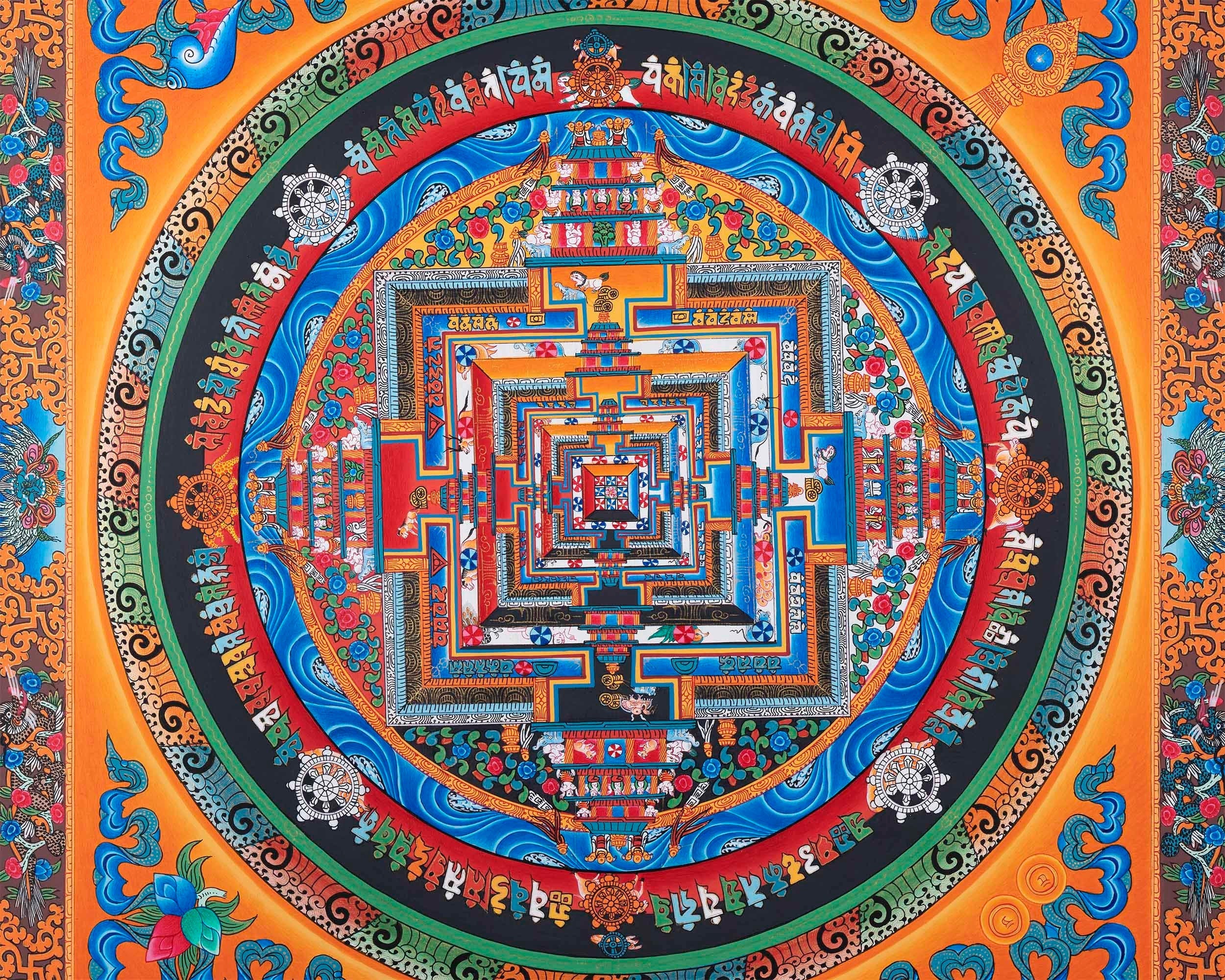 Quality Kalachakra Mandala | Wall Decor