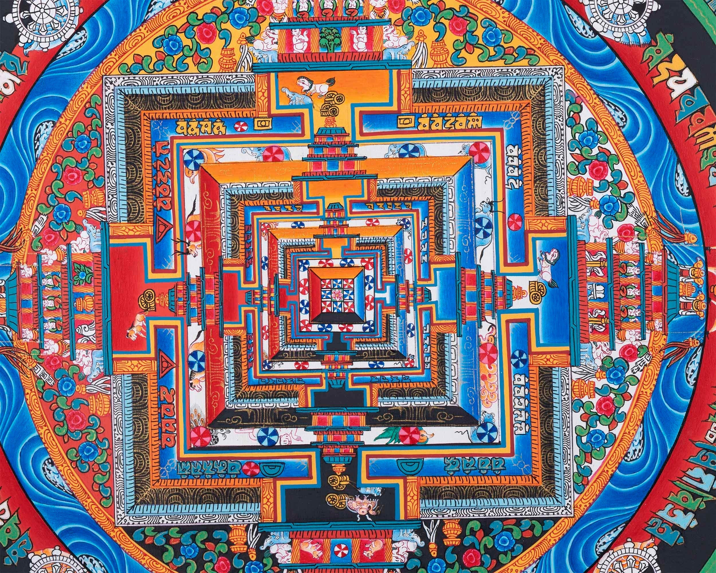 Quality Kalachakra Mandala | Wall Decor