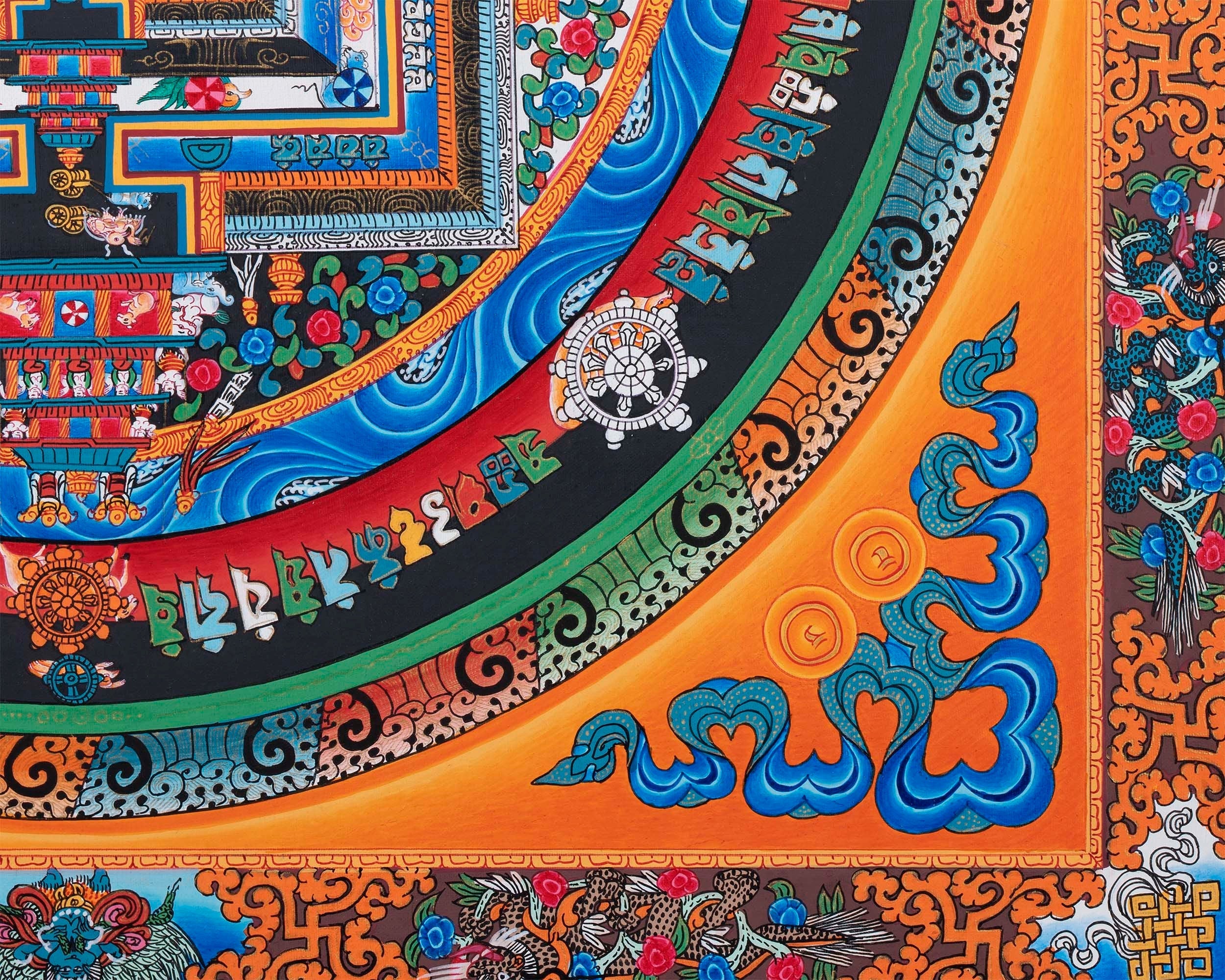 Quality Kalachakra Mandala | Wall Decor