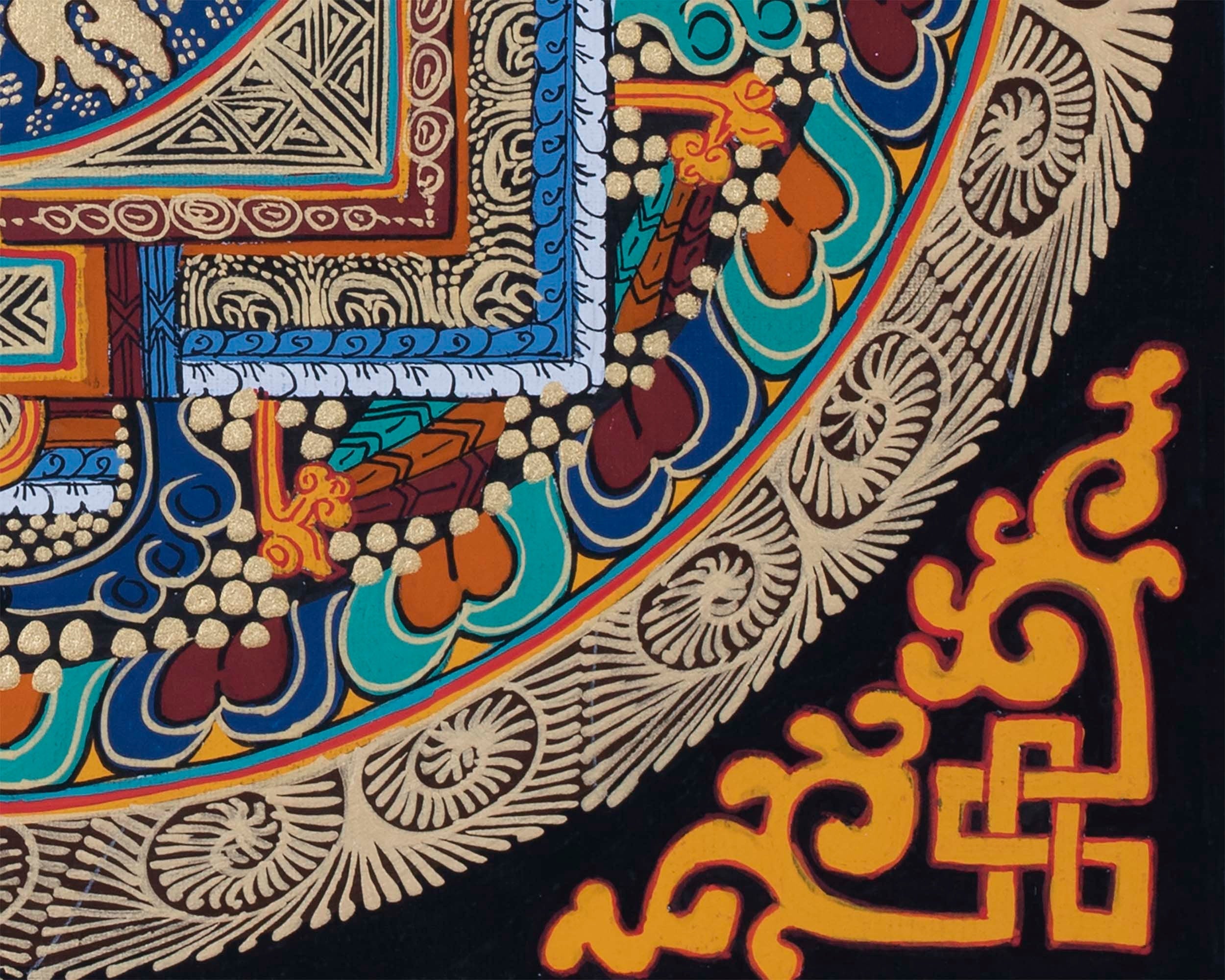 Om Mandala Thangka | Wall hanging