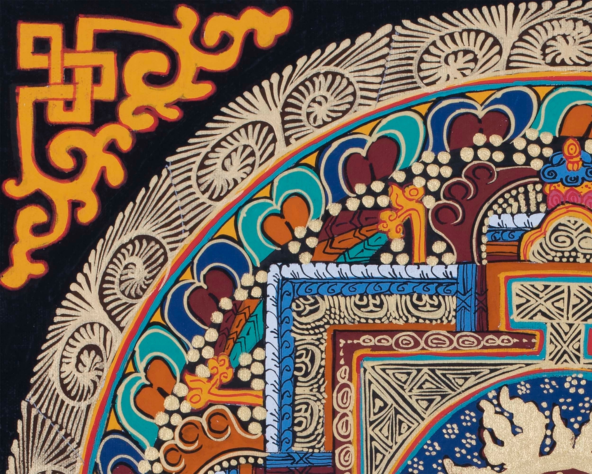 Om Mandala Thangka | Wall hanging