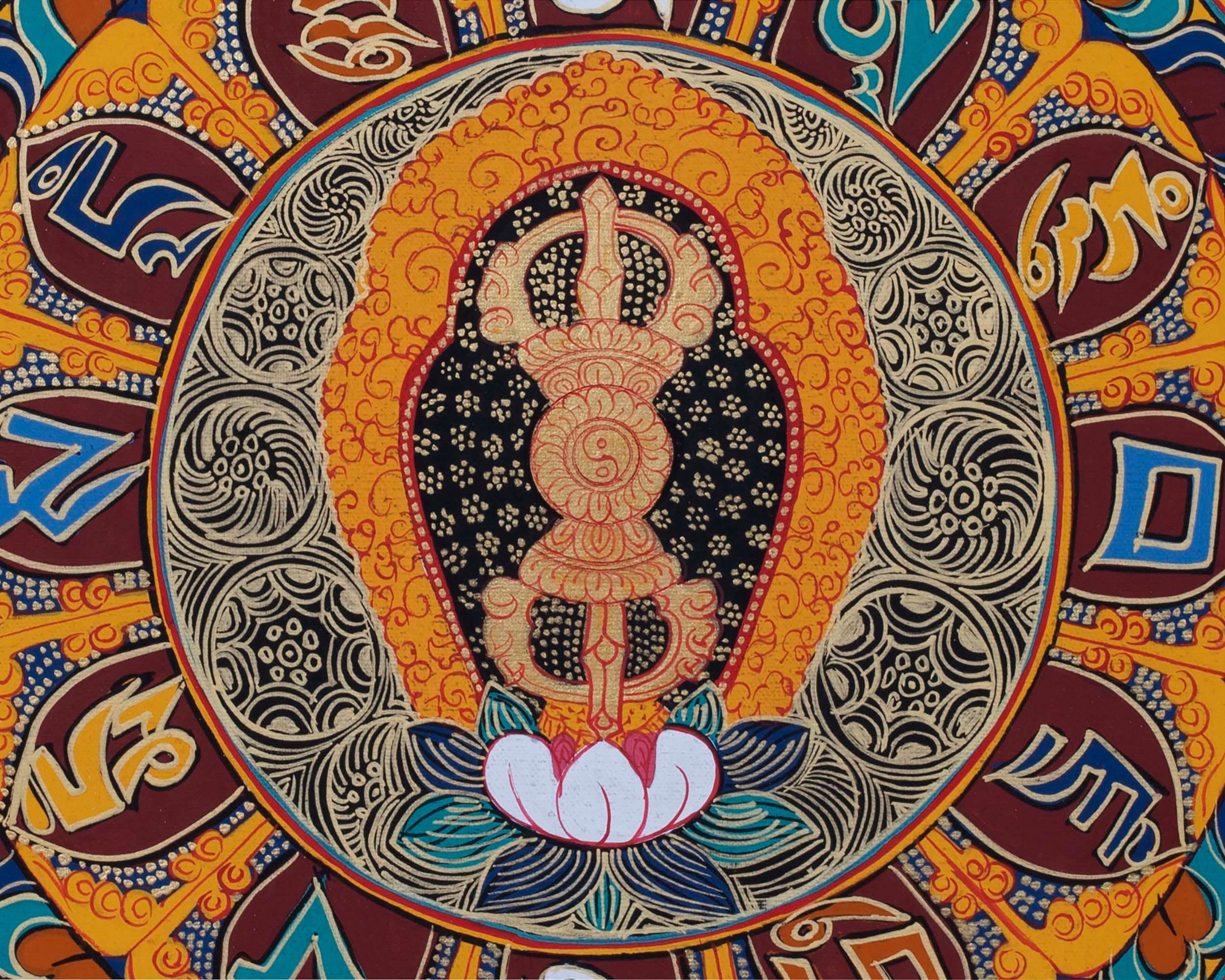 Vajra Mandala Thangka | Sacred Wall Decor
