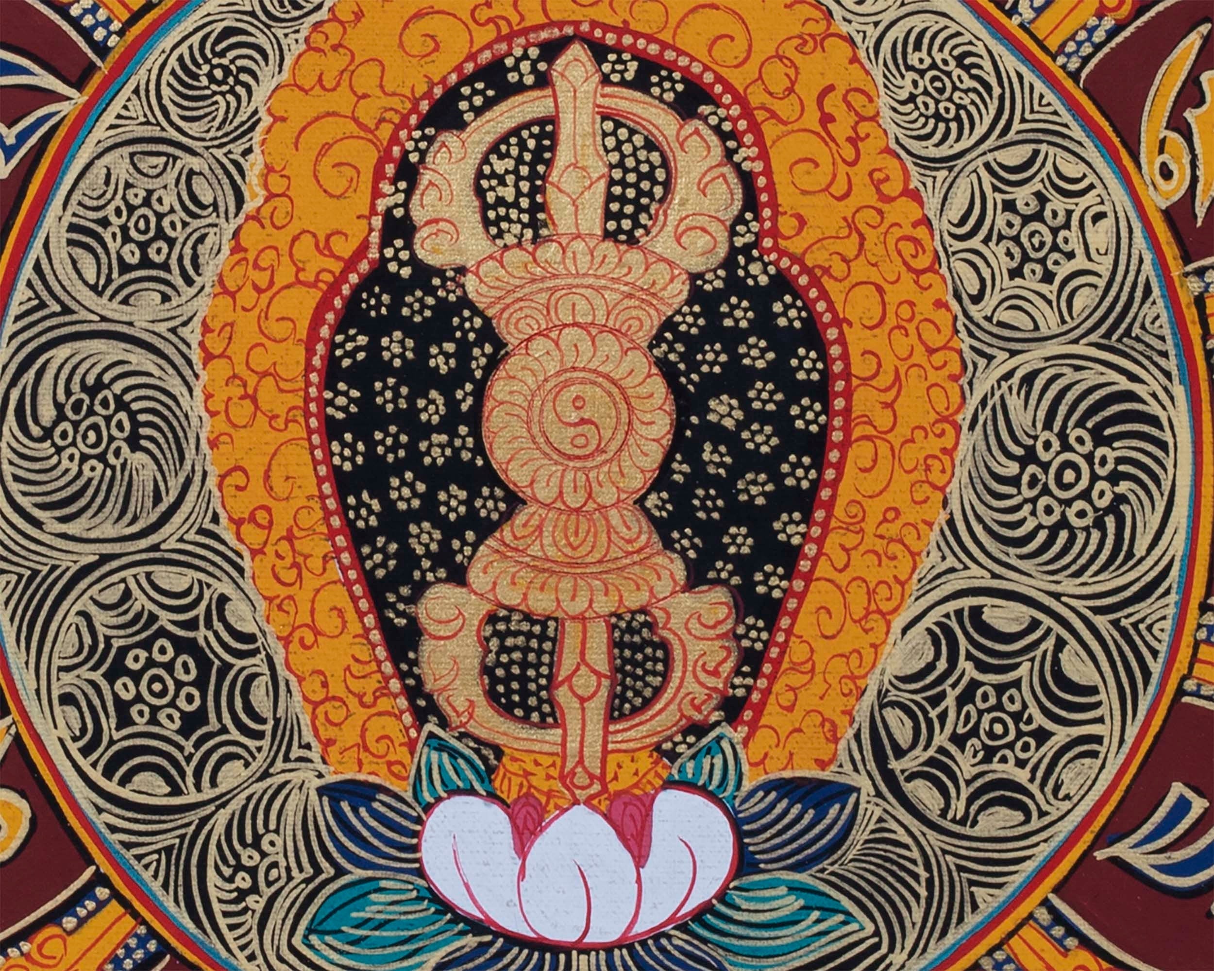 Vajra Mandala Thangka | Sacred Wall Decor