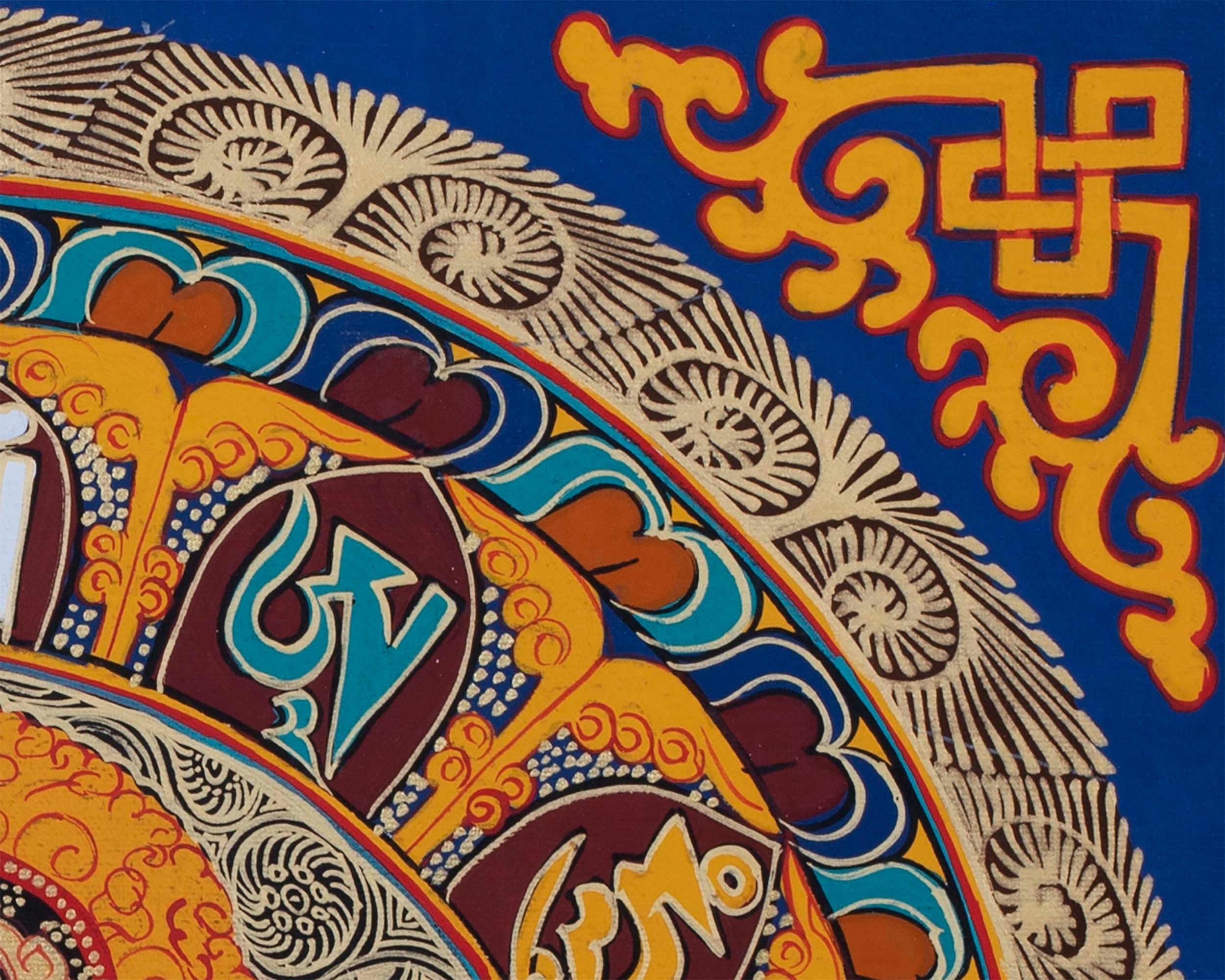 Vajra Mandala Thangka | Sacred Wall Decor