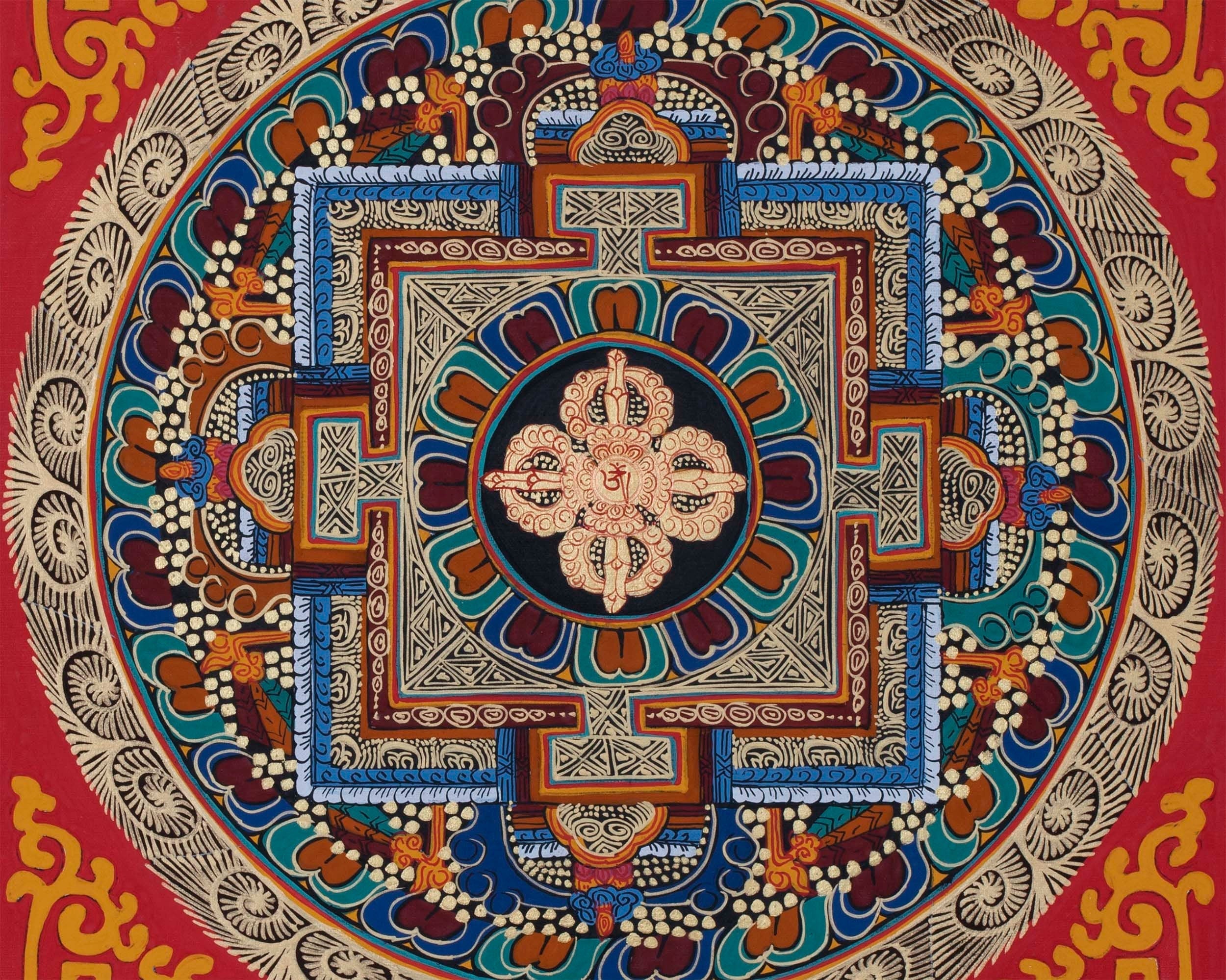 Vishava Vajra mandala| Tibetan Thangka Painting