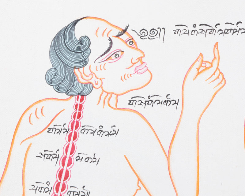 Backside of a Human Body | Himalayan Ancient Medical Technique