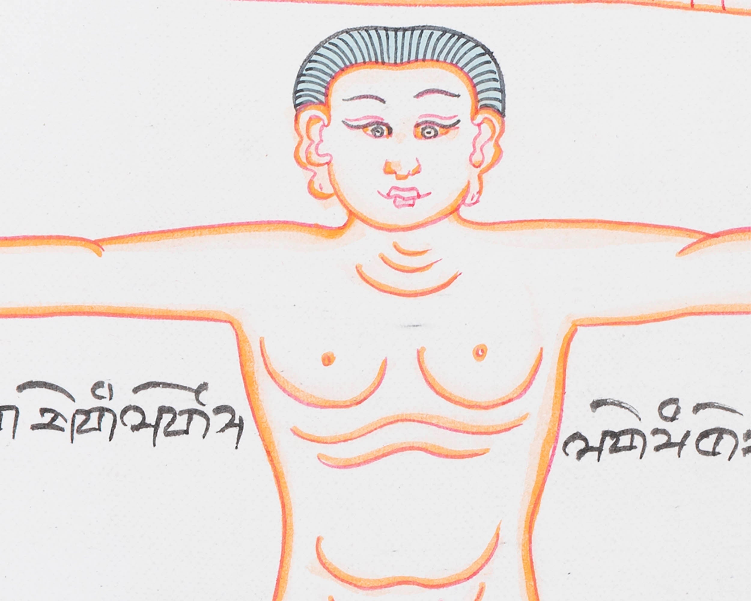 Backside of a Human Body | Himalayan Ancient Medical Technique