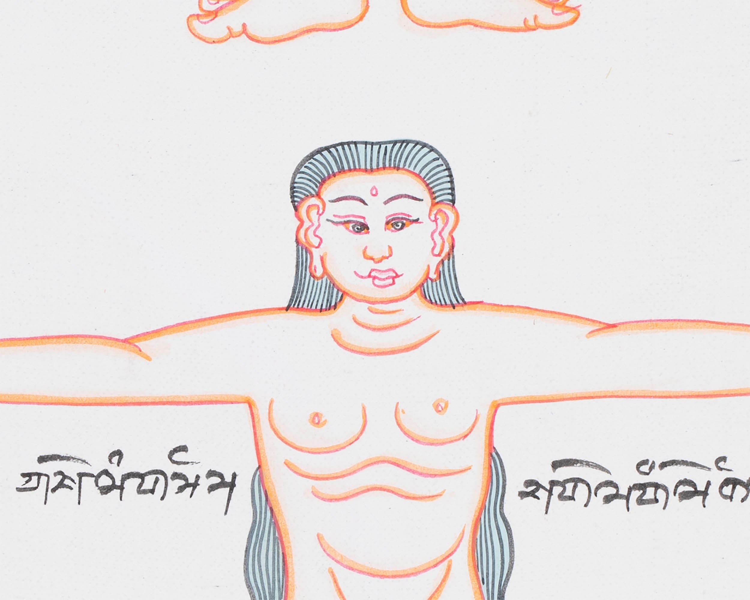 Backside of a Human Body | Himalayan Ancient Medical Technique