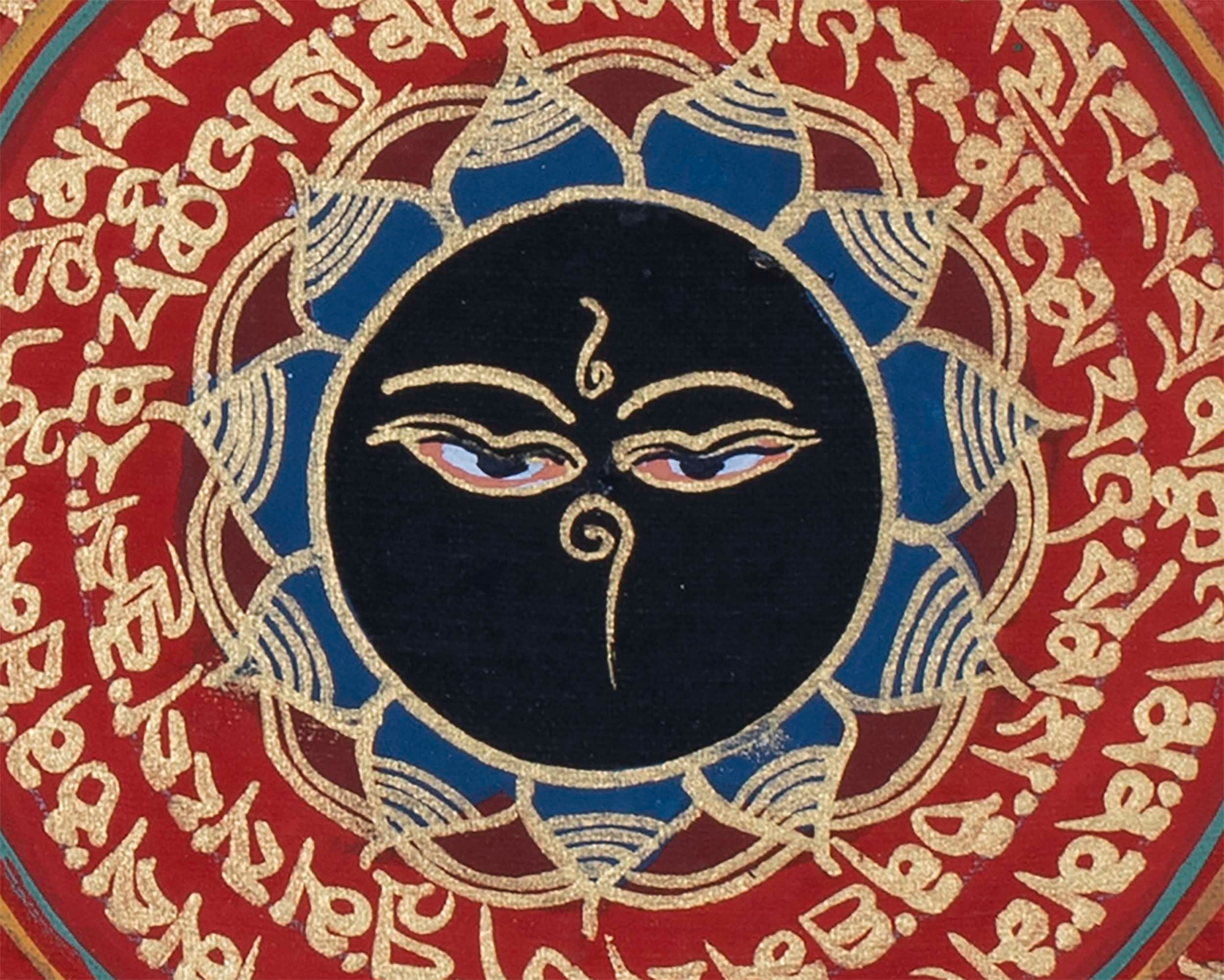 Eye Mandala Thangka | Mantra Mandala