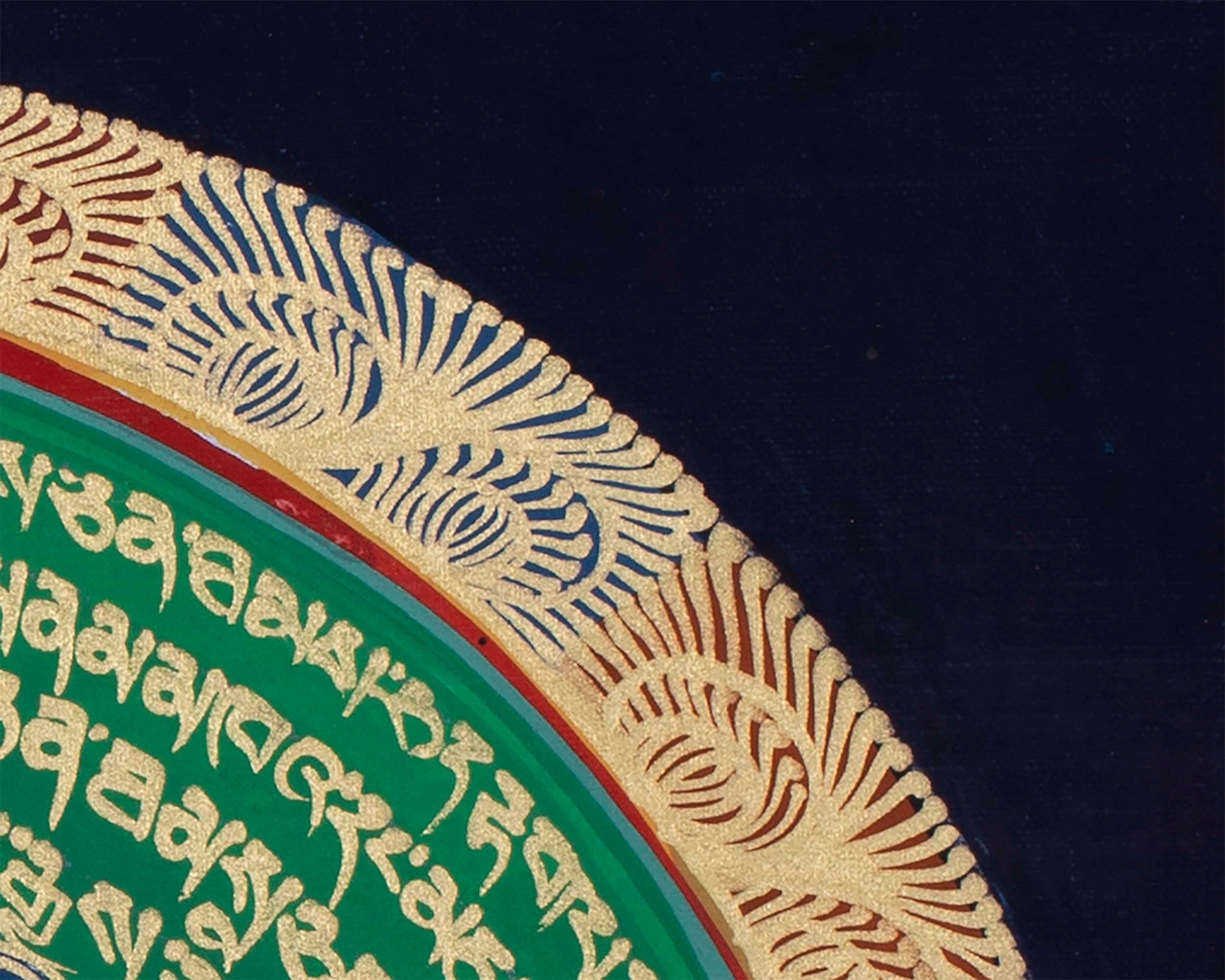 Eye Mandala Thangka | Mantra Mandala