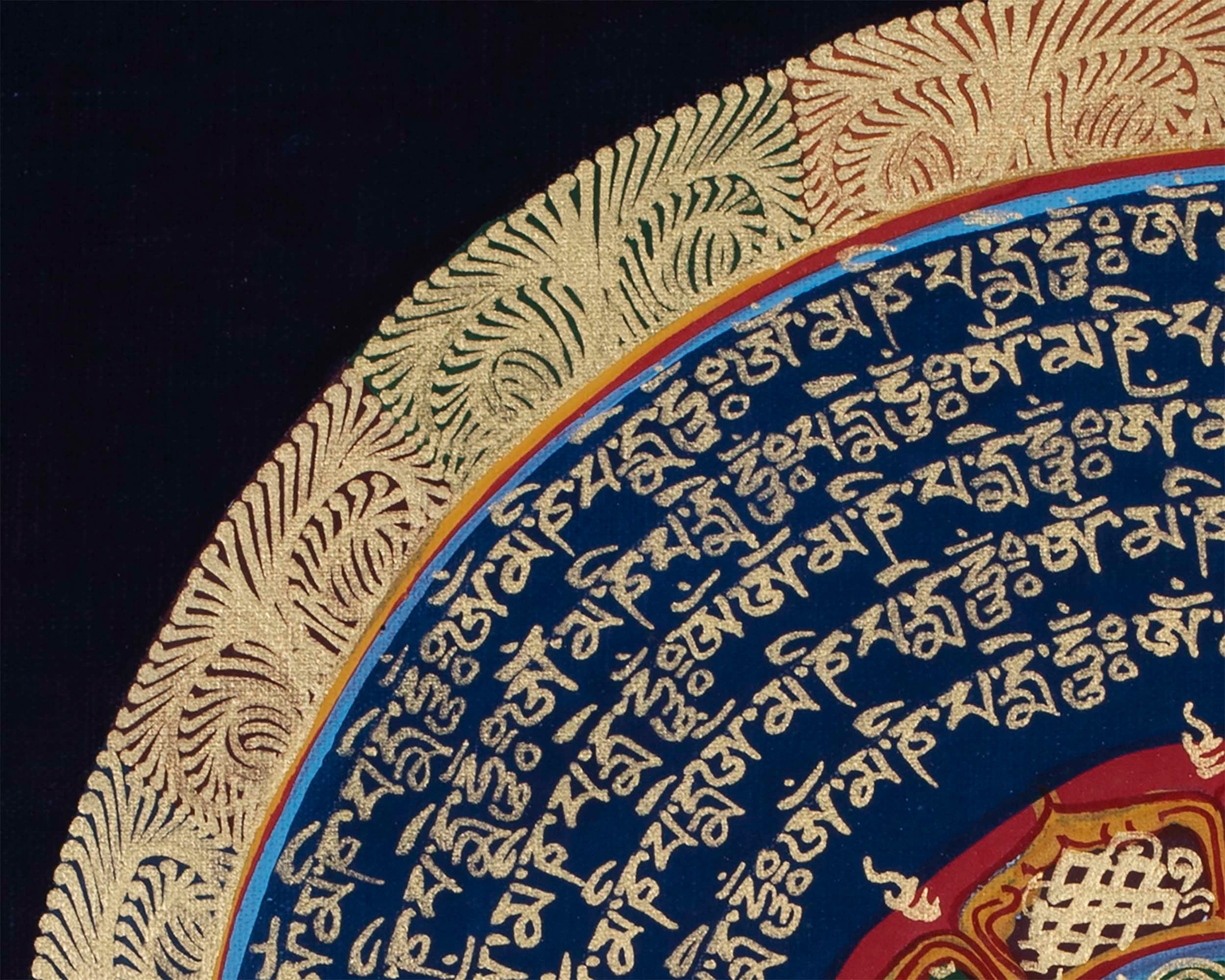 8 Auspicious Symbols Mandala | Buddhist Wall Hanging